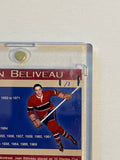 Jean Beliveau rare 1/1 autograph hockey card 2006