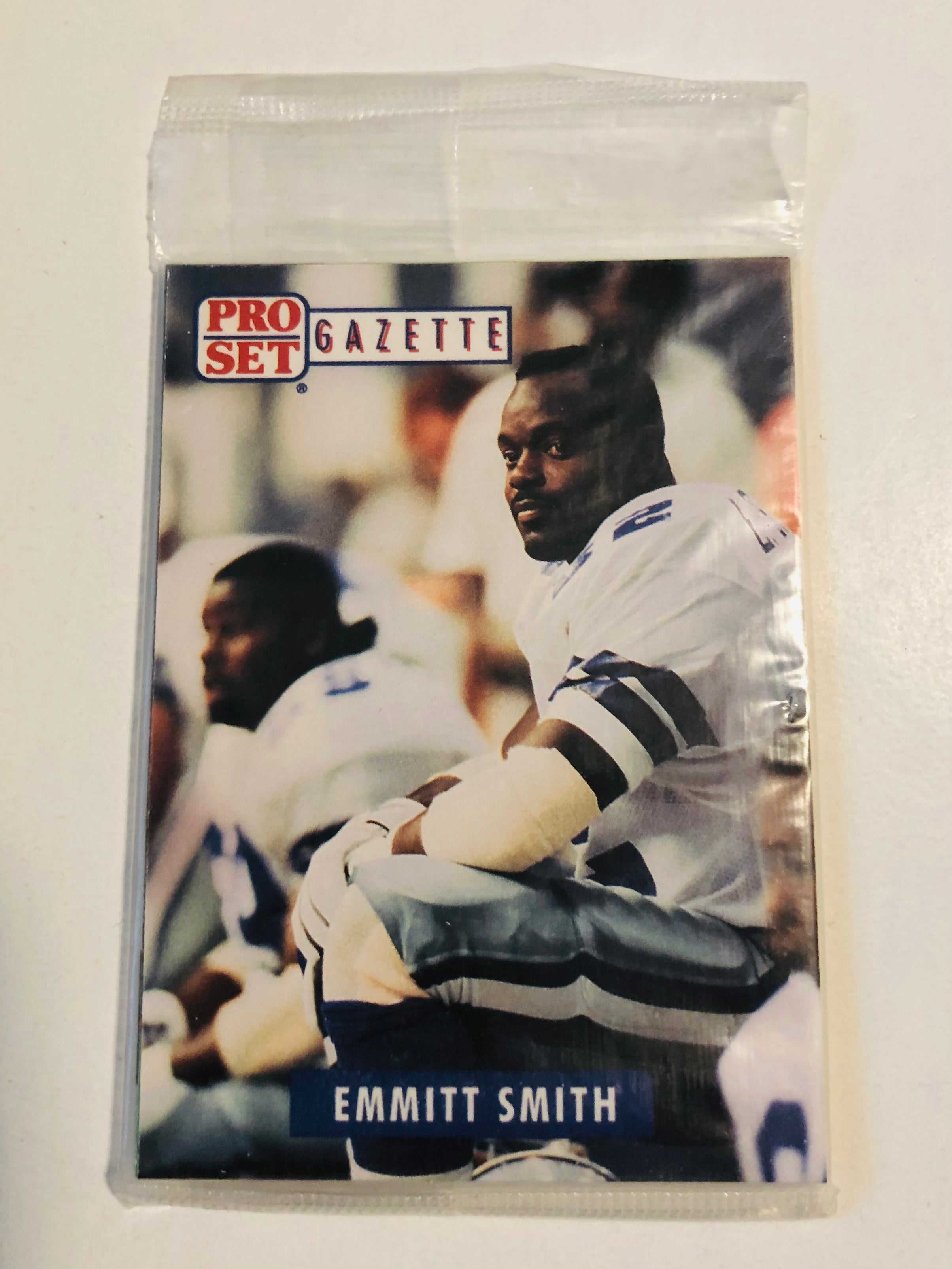 Emmitt Smith rookie rare proset  Gazette sealed pack 1990