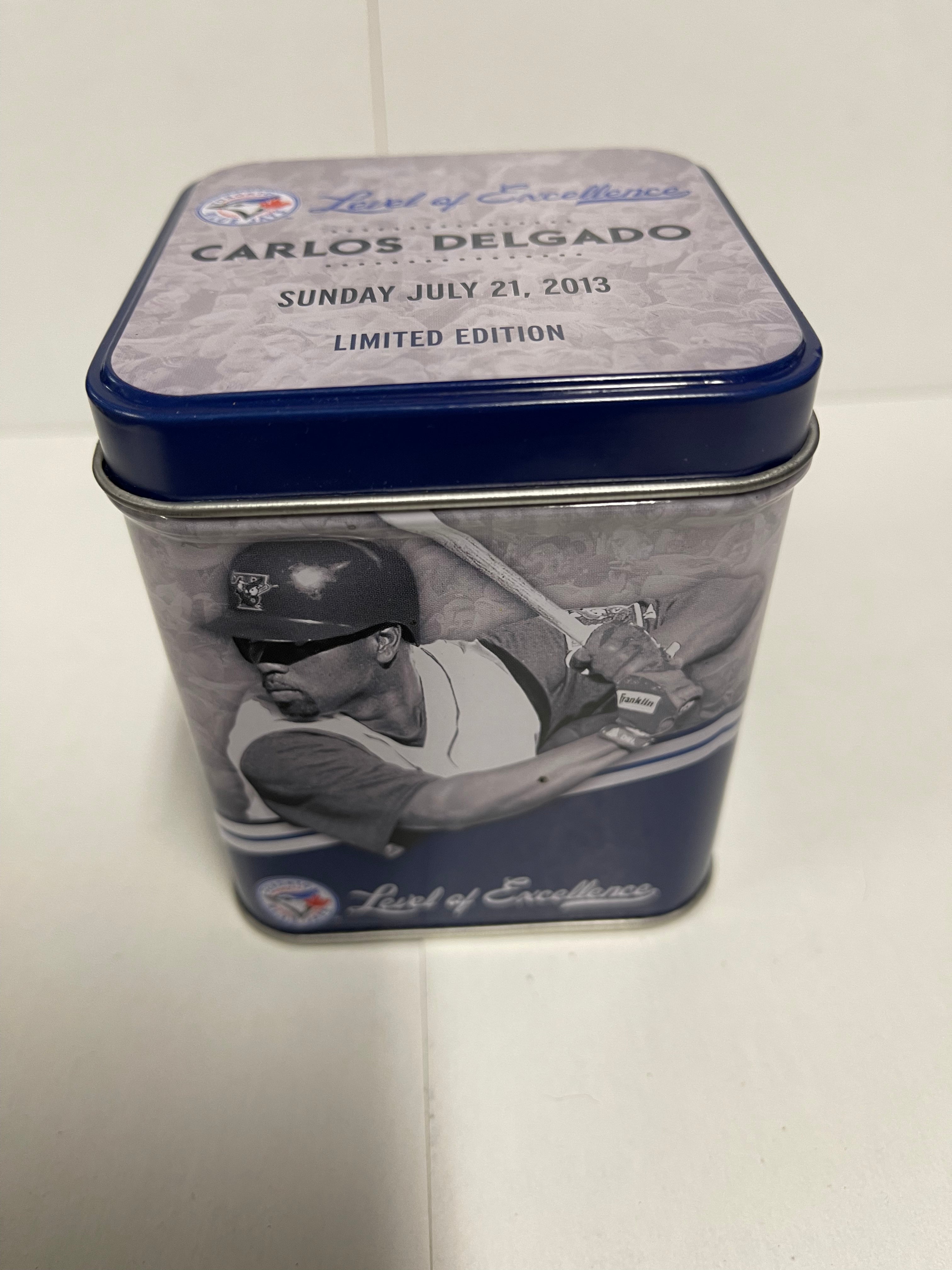 Carlos Delgado limited issued Blue Jays baseball 2013