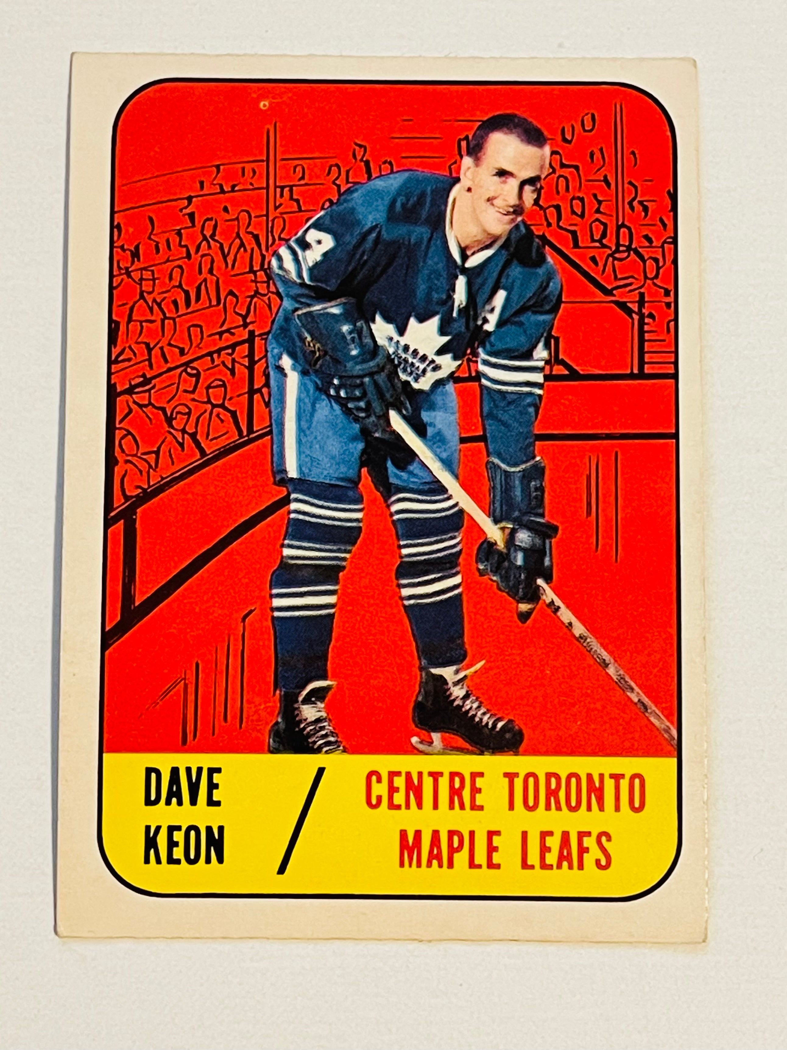 Dave Keon high grade opc hockey card 1967