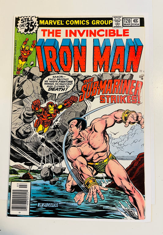 Iron Man #120 high grade condition key comic book