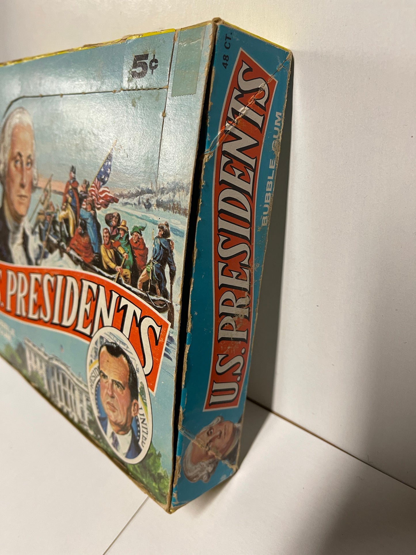 US Presidents Topps rare empty display box 1972