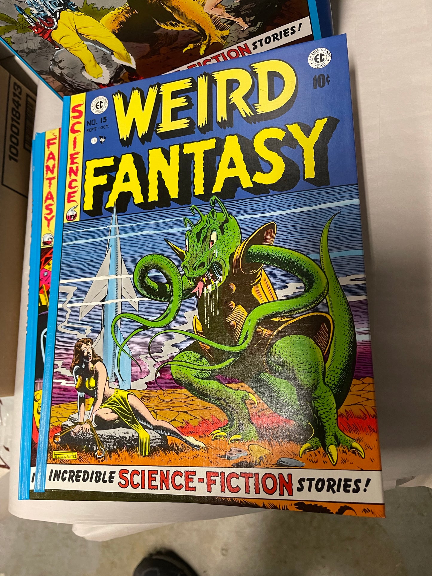 Weird Fantasy EC comics hard cover large 4 volumes set 1980