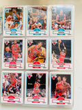 1990 Fleer basketball cards high grade condition set