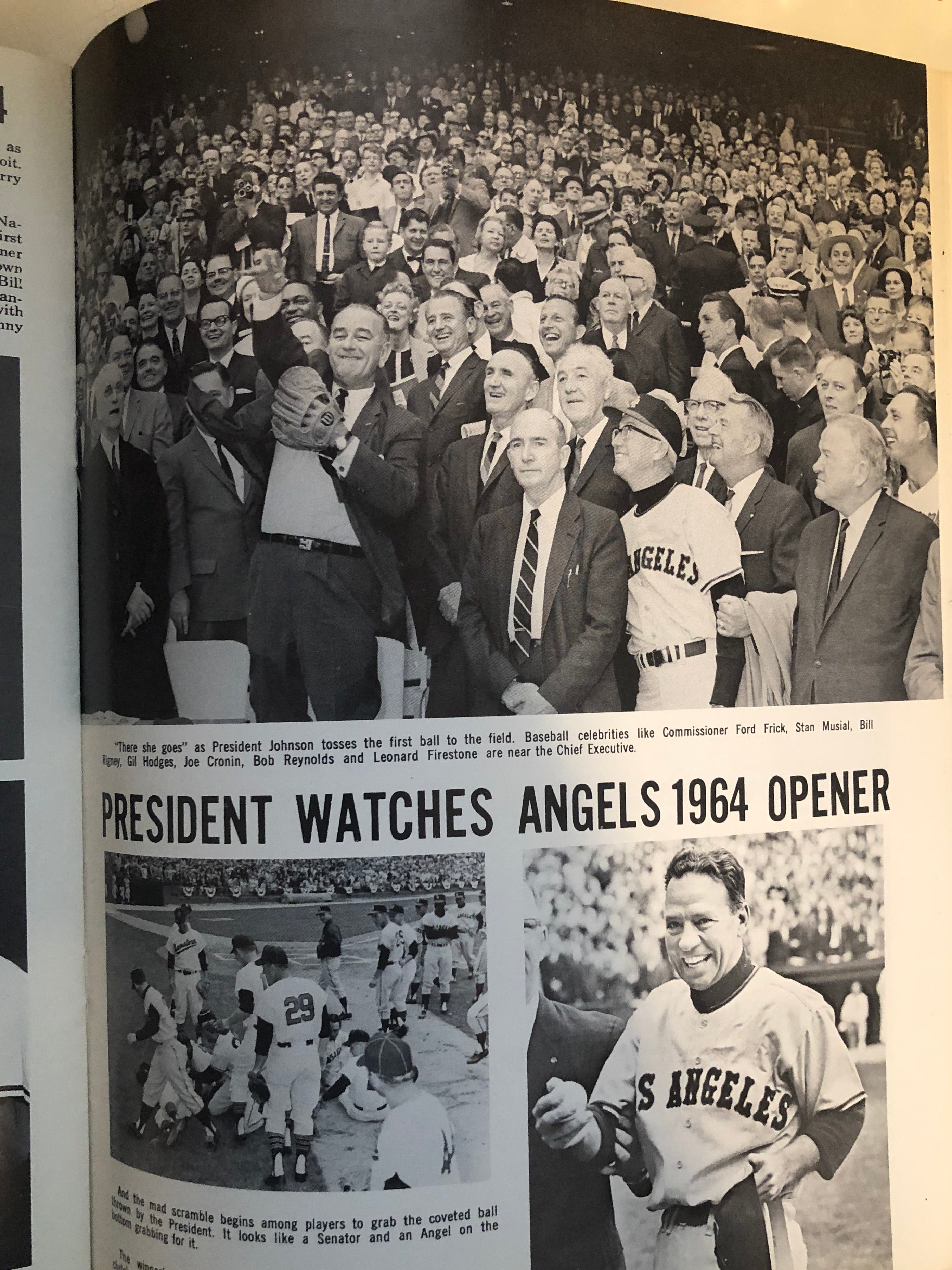 1964 Los Angeles baseball year book