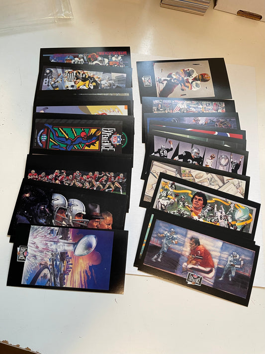 NFL Expierence limited issued super bowl cards set 1992