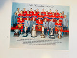 Montreal Canadiens Molsons team photo 1956