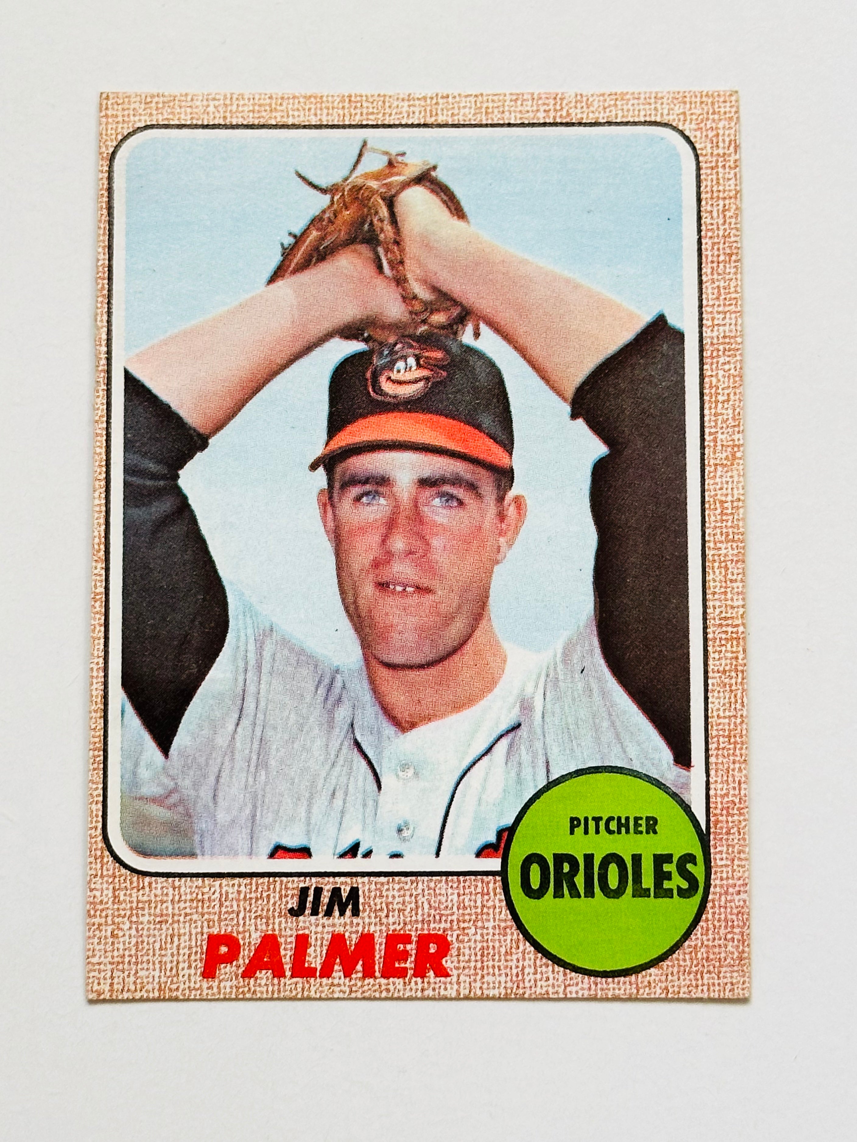 1968 Topps Jim Palmer baseball card