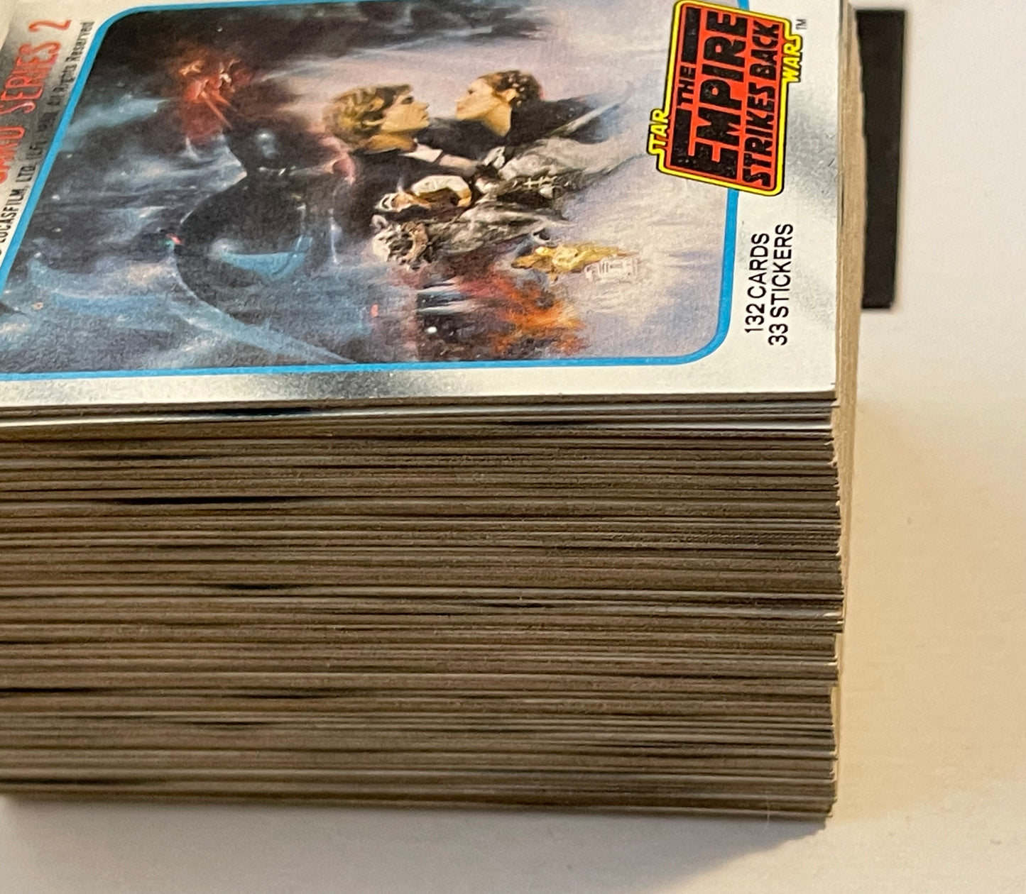 Empire Strikes Back cards and stickers high grade condition cards set 1981