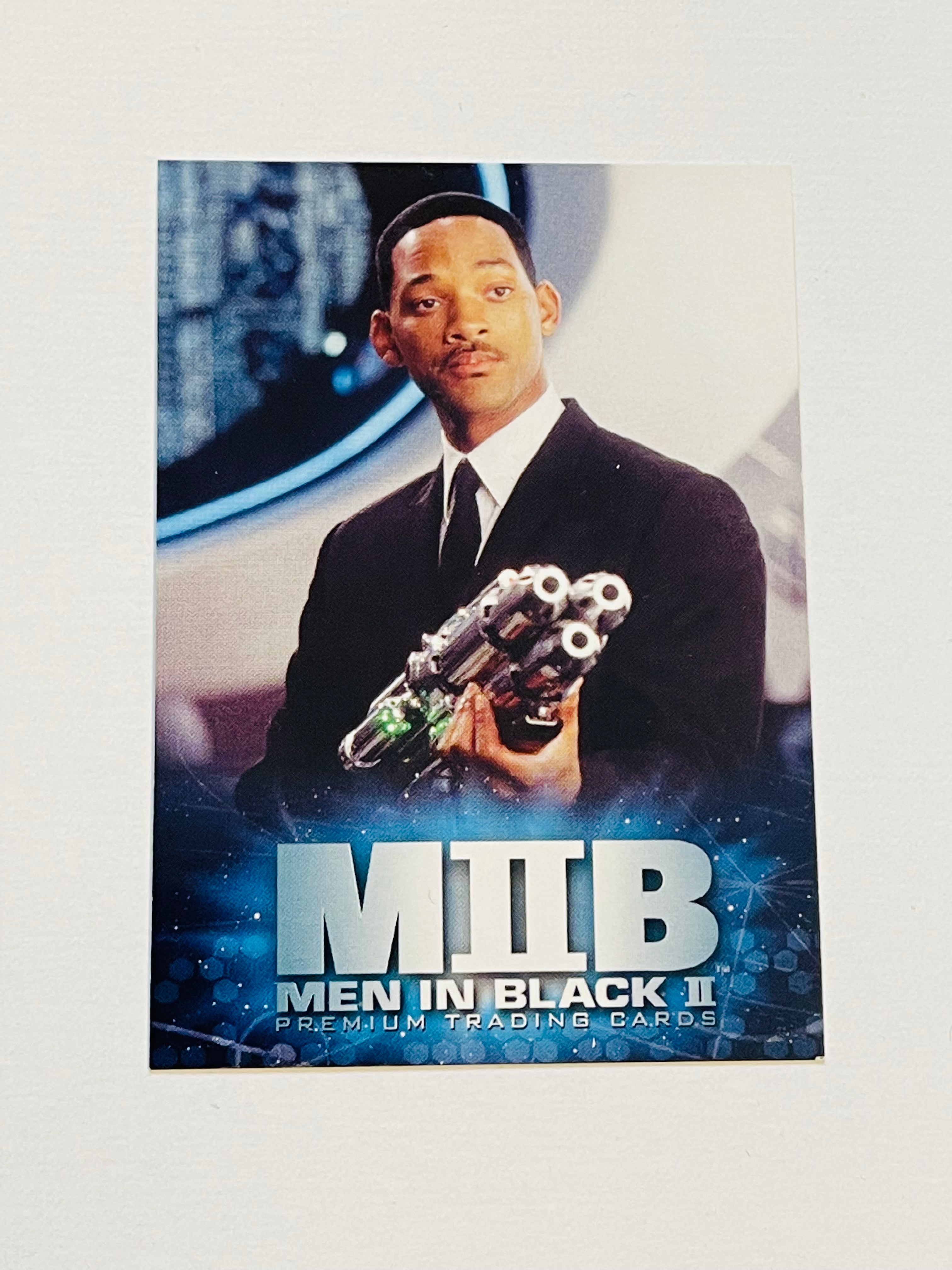 Will Smith Men in Black movie promo card 2002