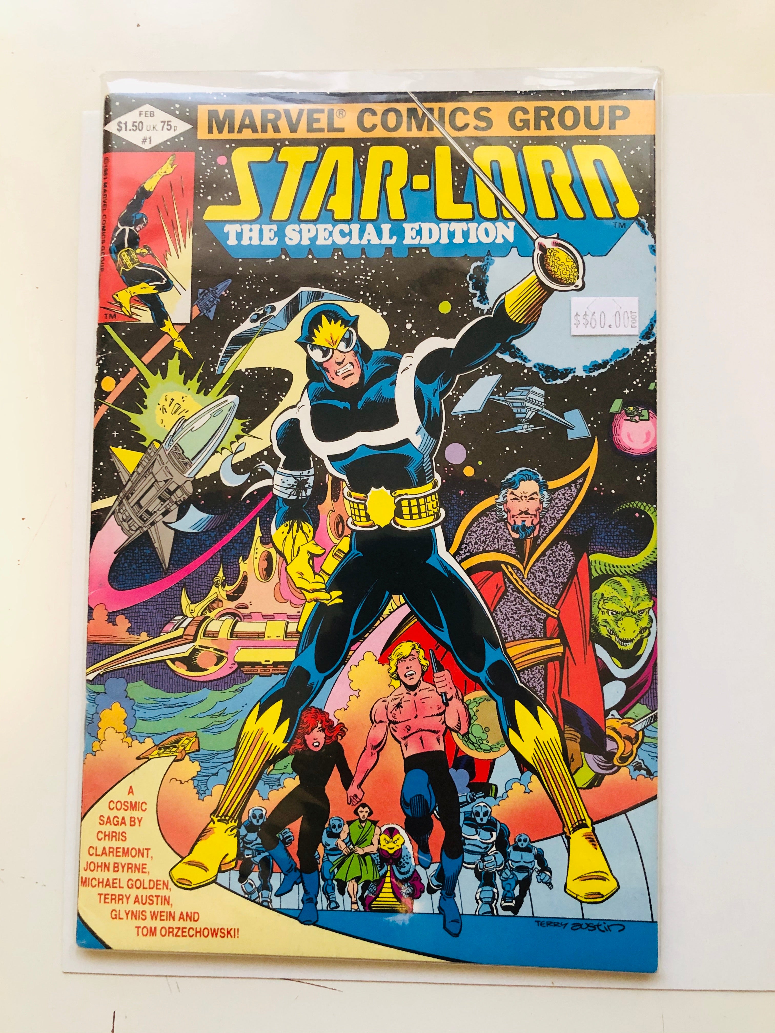 Star -lord  Marvel special #1 issue comic book