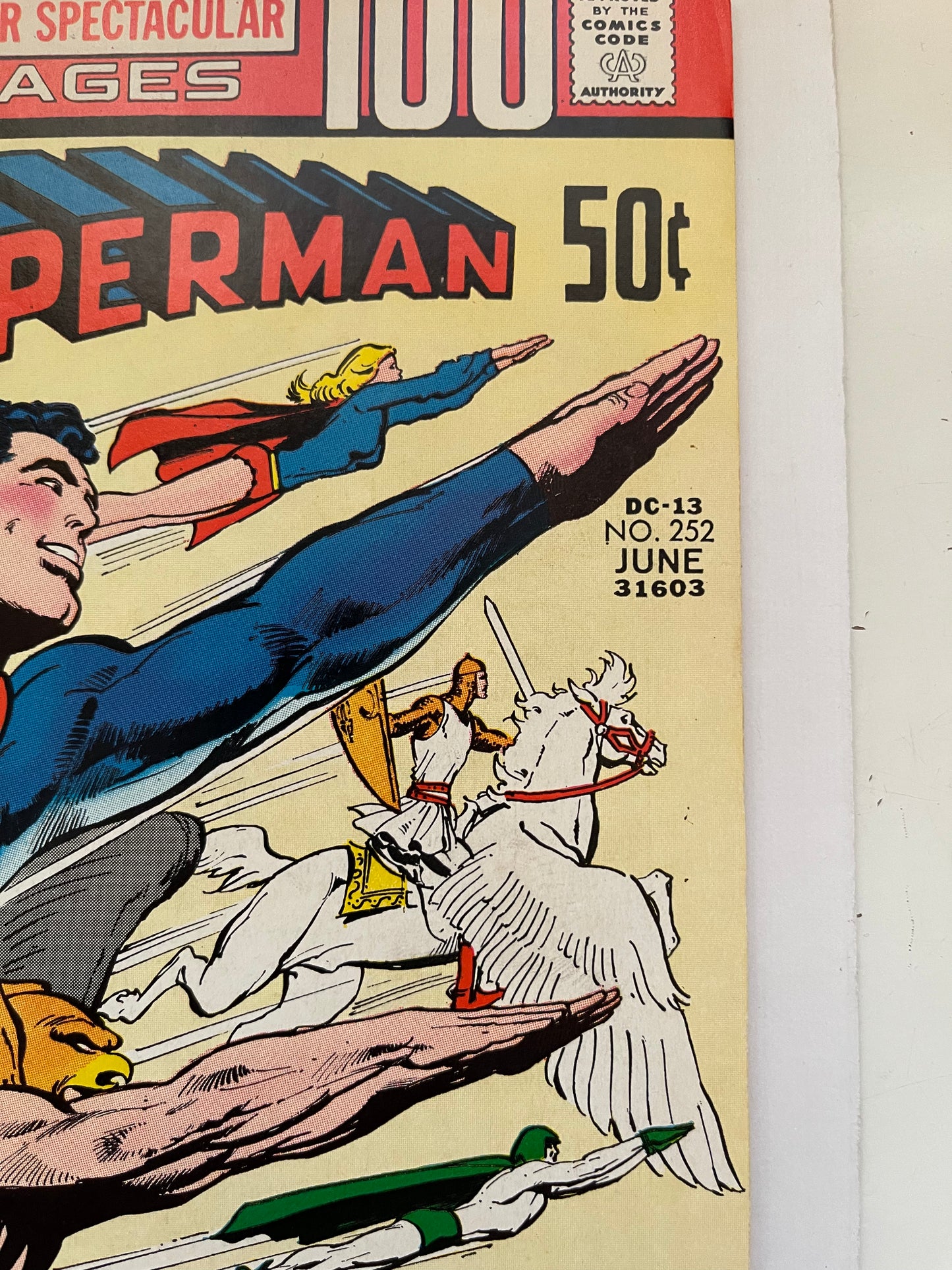 Superman comic #253 high grade 1972