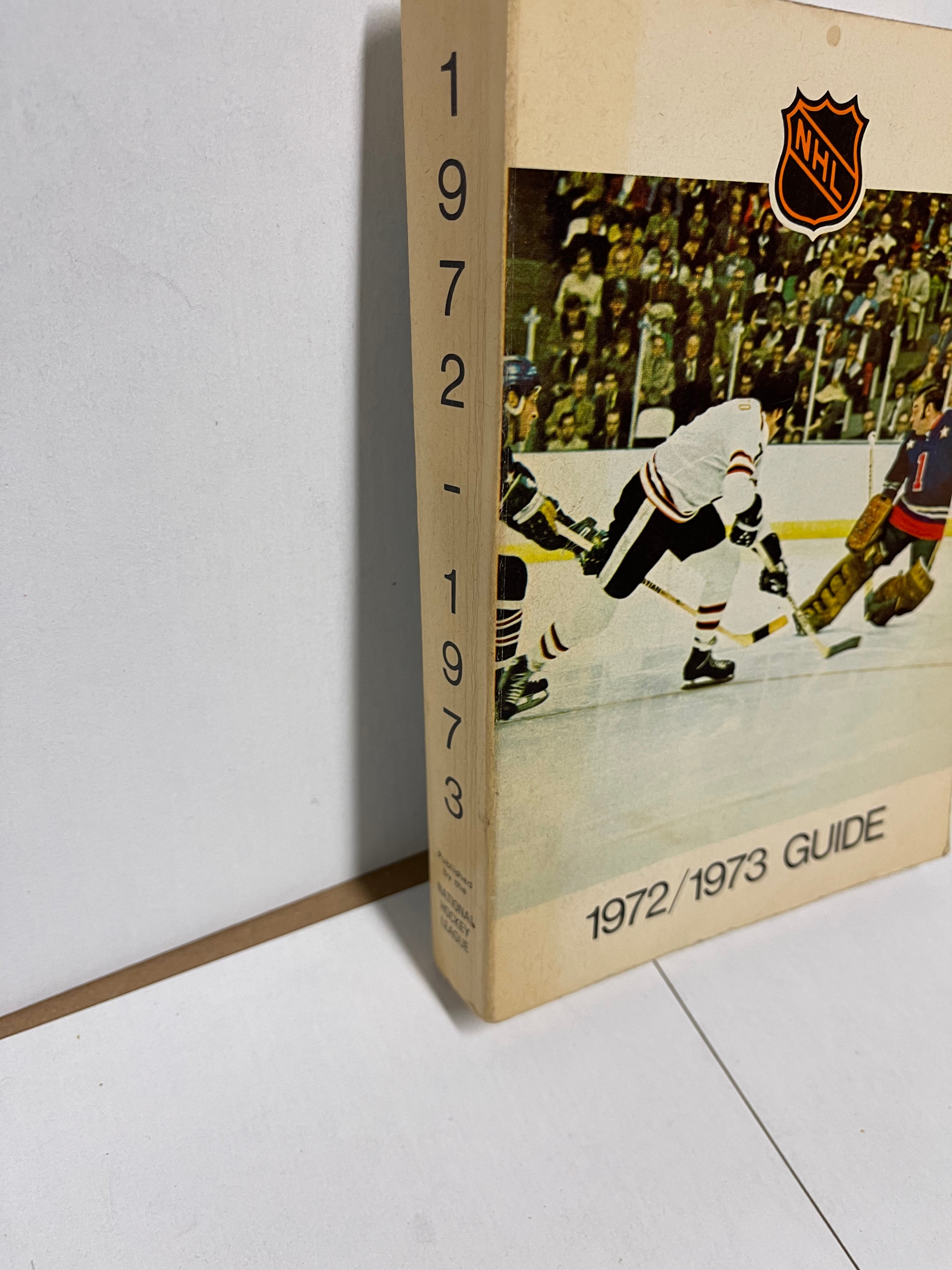 NHL Official stats hockey guide 1972-73