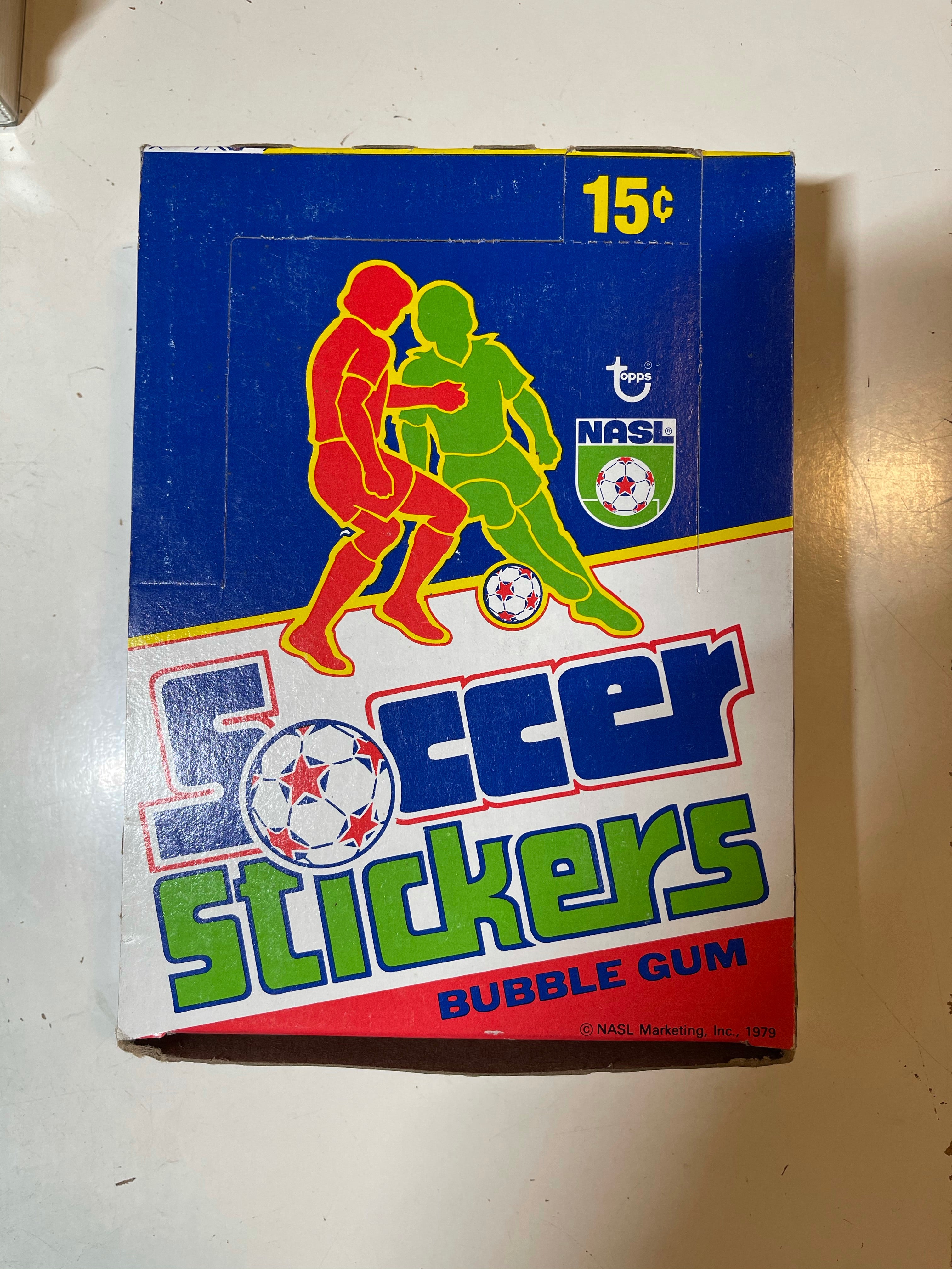 Soccer Topps  NASL stickers cards 36 sealed packs box 1979