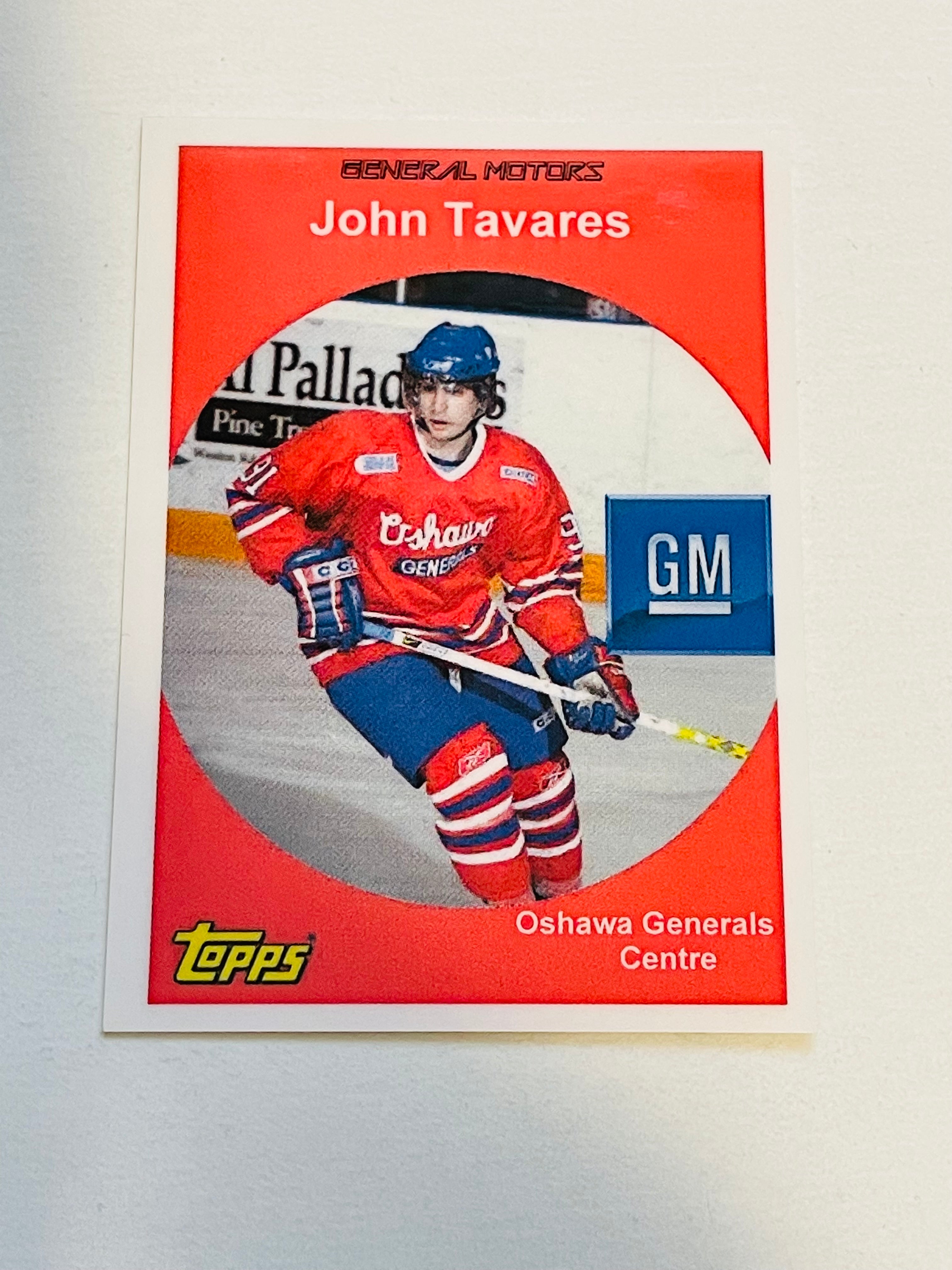 Toronto Maple Leafs John Tavares rare GM cars Topps numbered rookie hockey card 2008