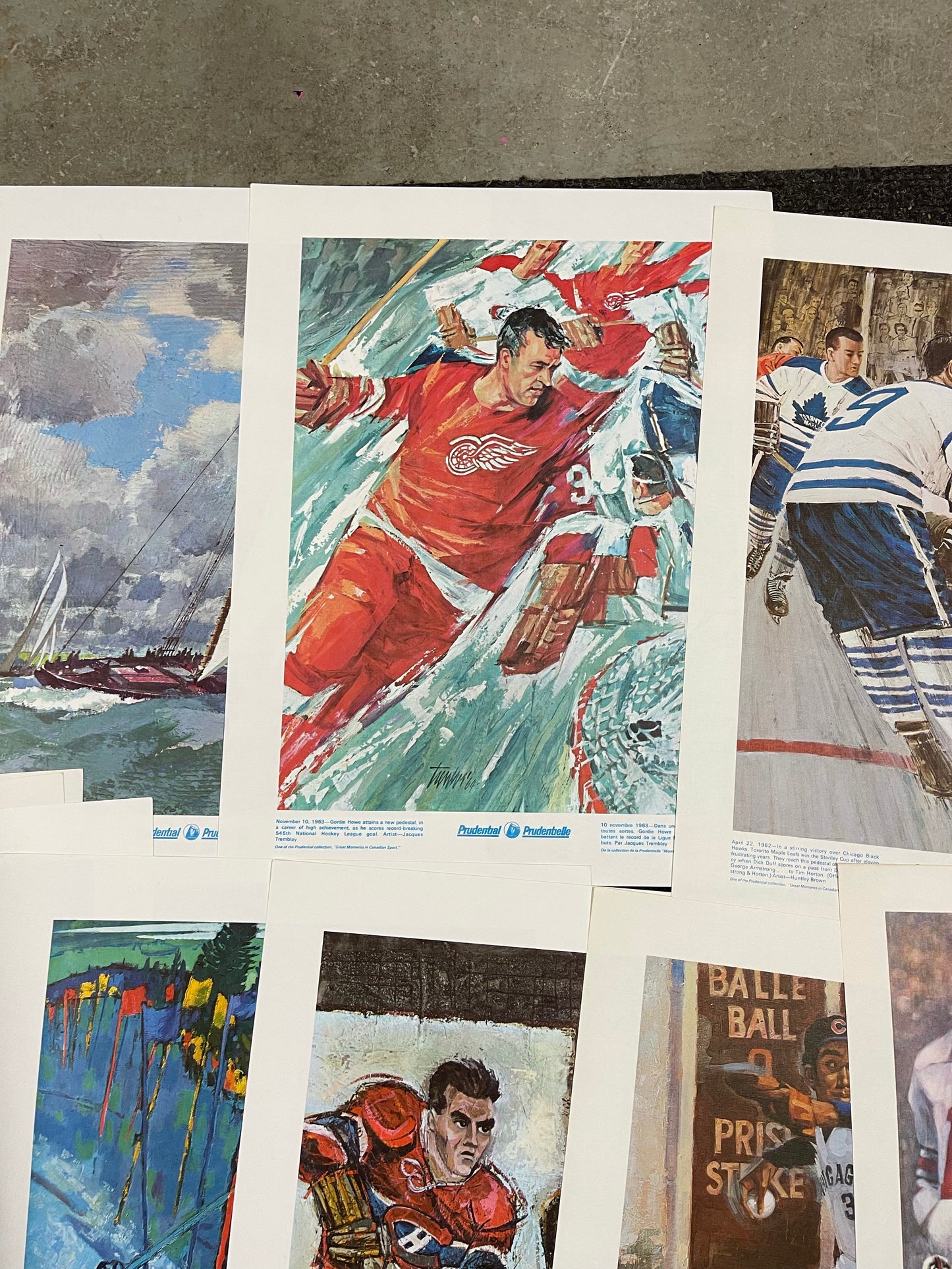 Prudential Insurance Sports Legends rare find 23 lithographs set