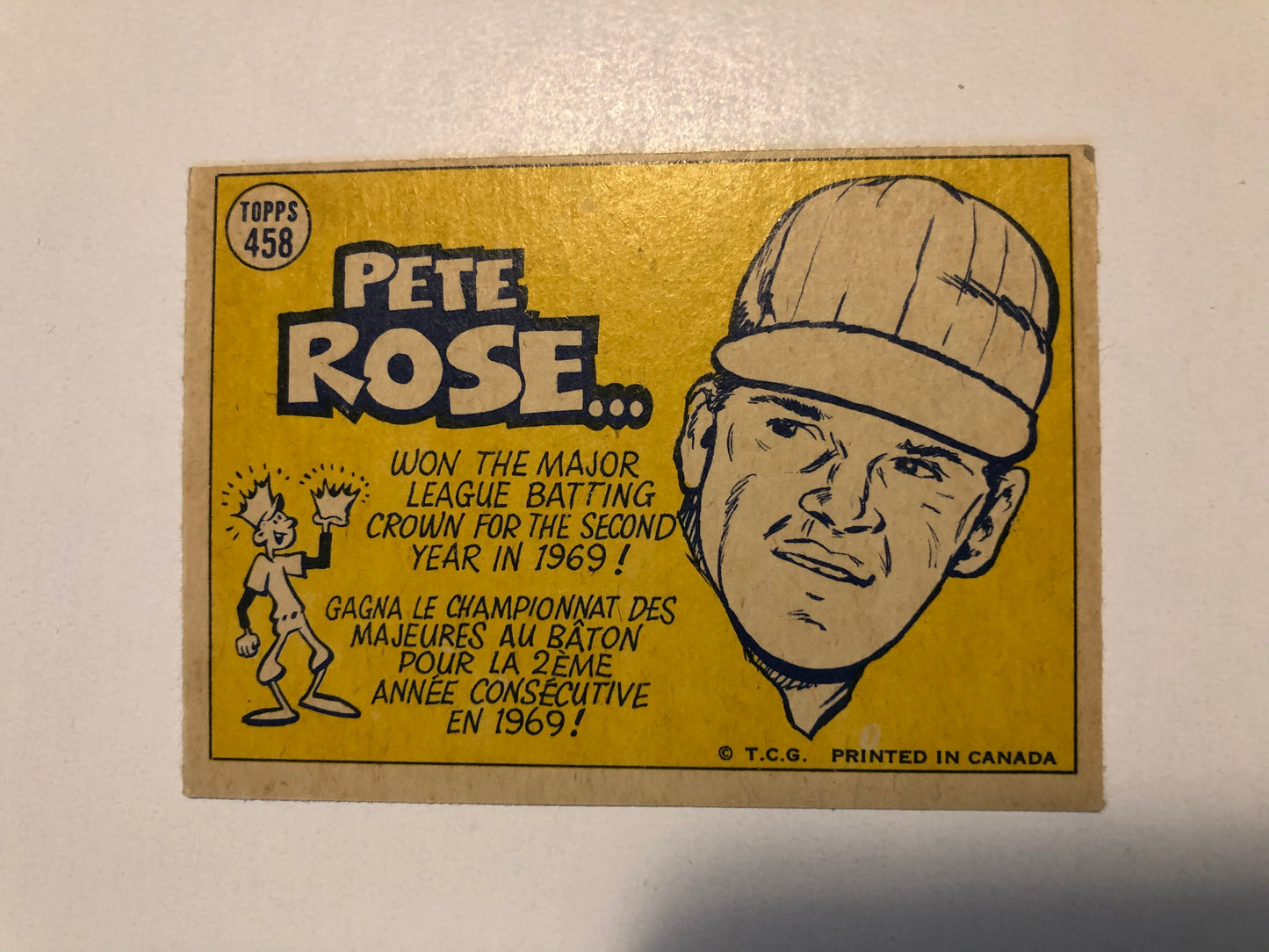 Pete Rose opc baseball high grade card 1970