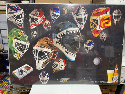 Painting a Kirk McLean Goalie Mask Display 