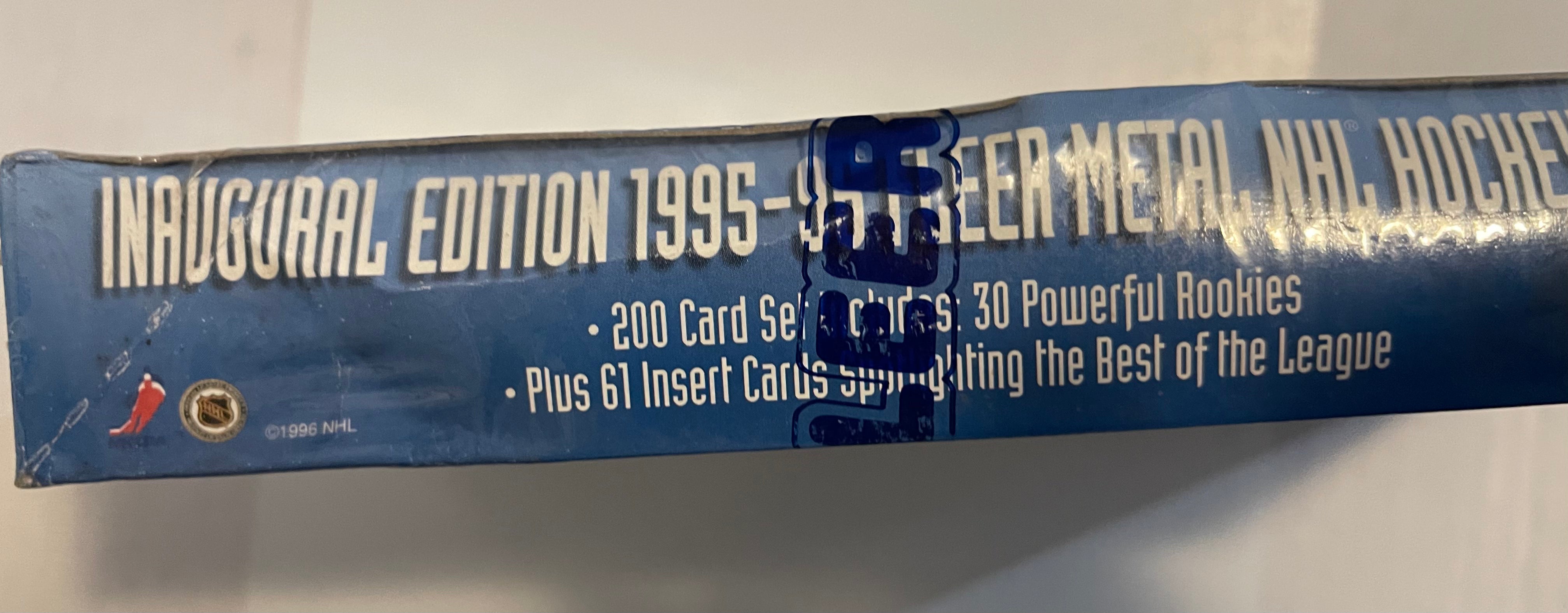 Fleer Metal hockey cards 36 packs rare factory sealed box 1995-96