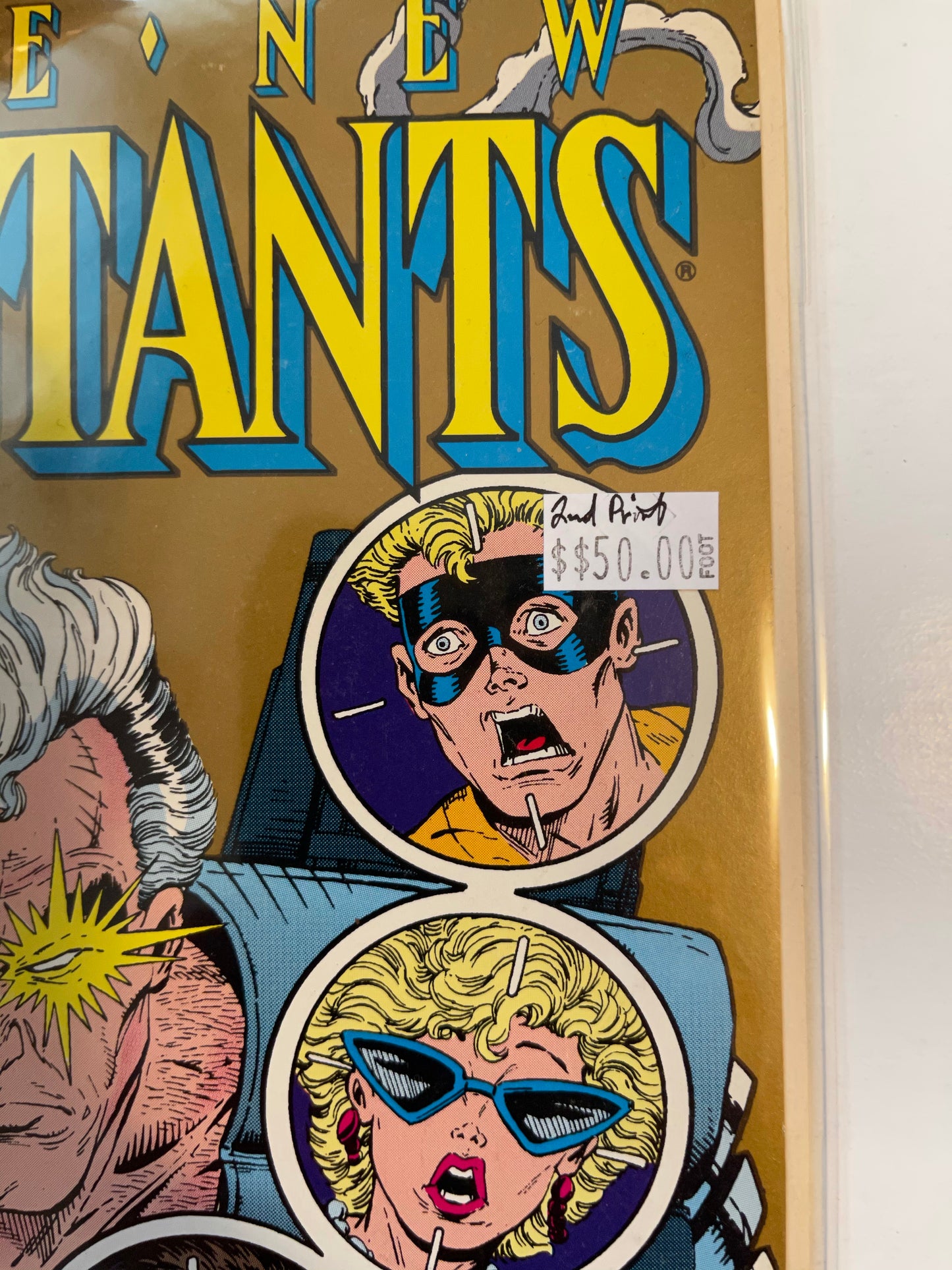 The New Mutants (first appearance Cable ) #87 comic 2nd print