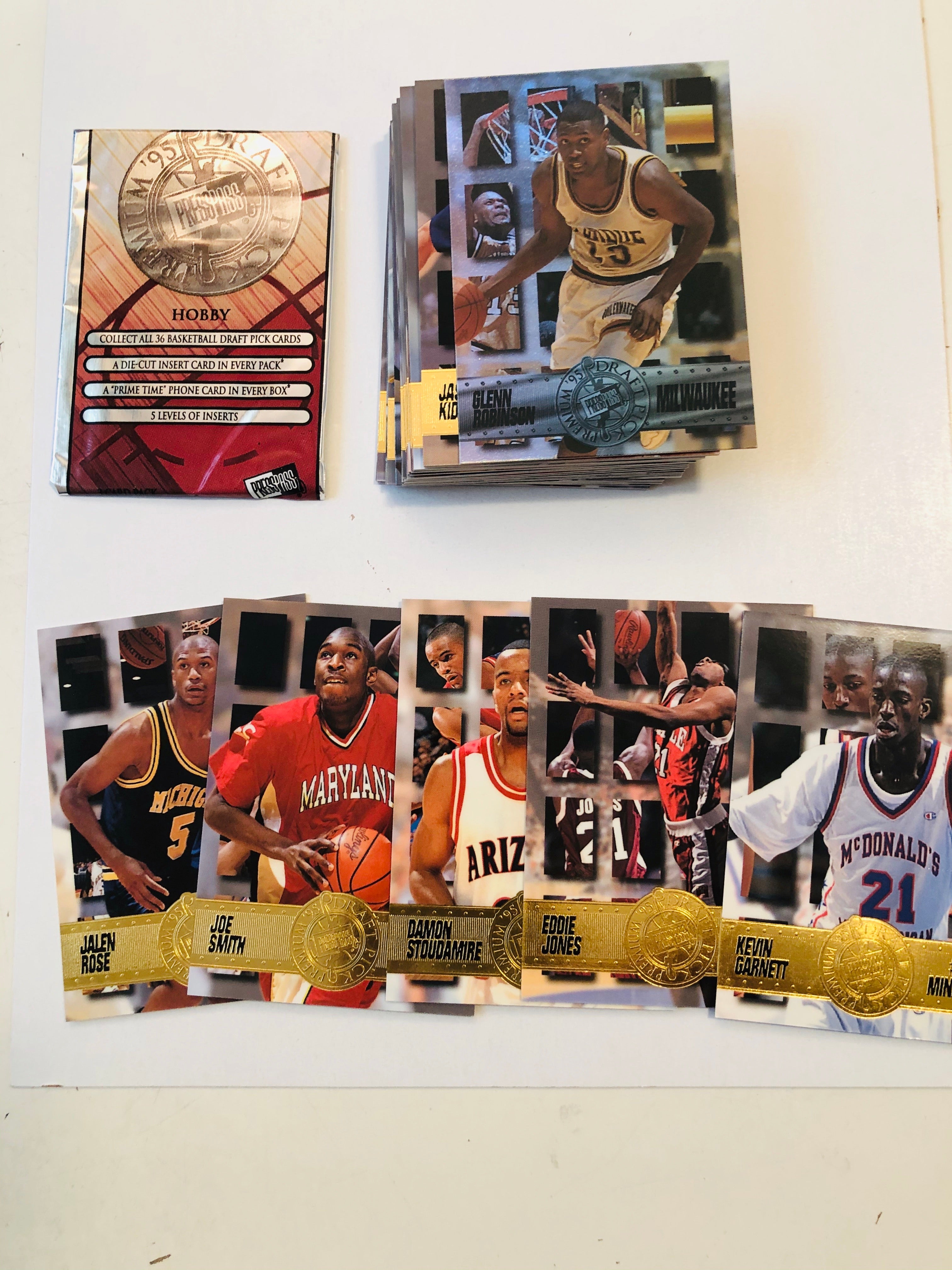 1995 Press Pass basketball draft cards set