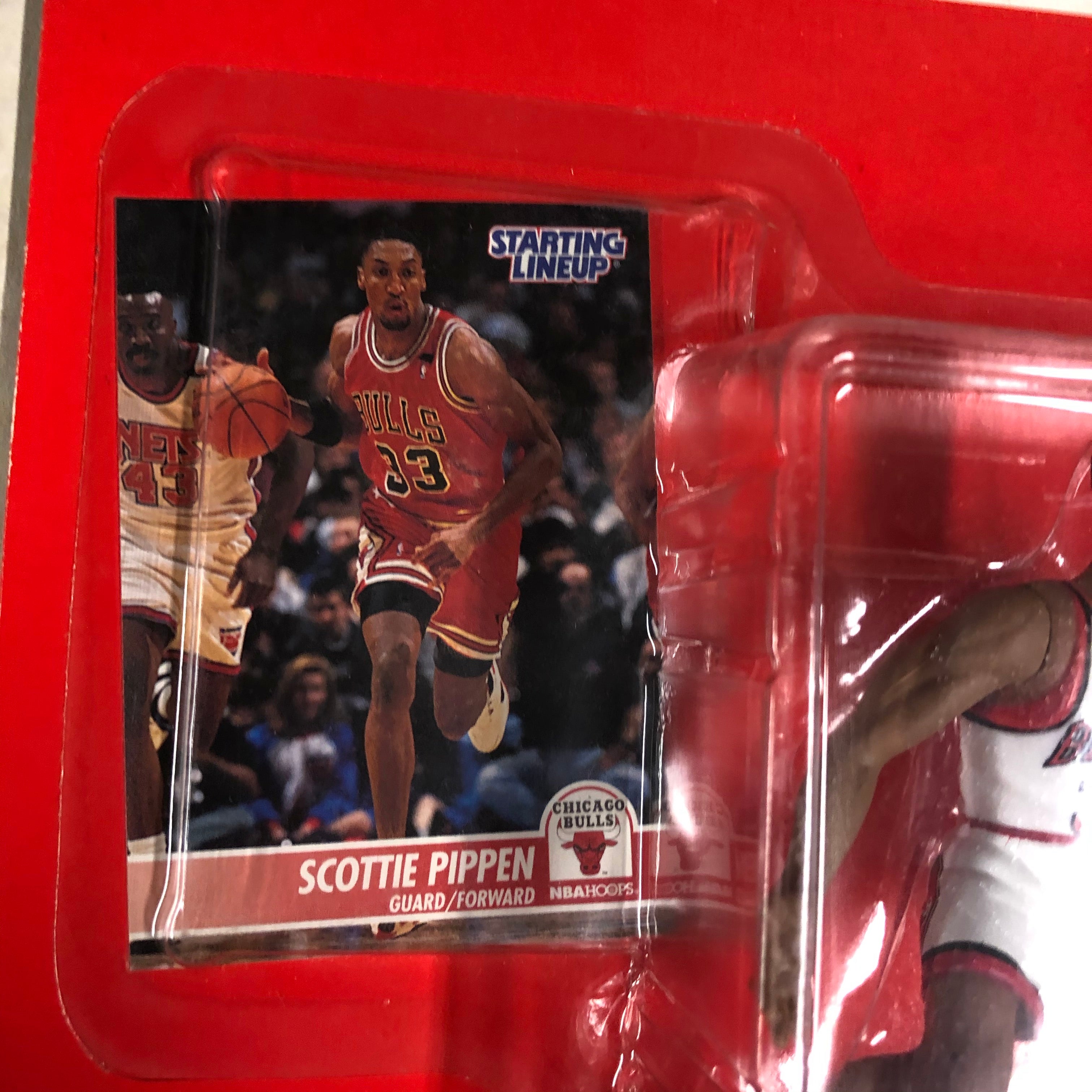Scottie Pippen Starting Lineup basketball figure with card 1995