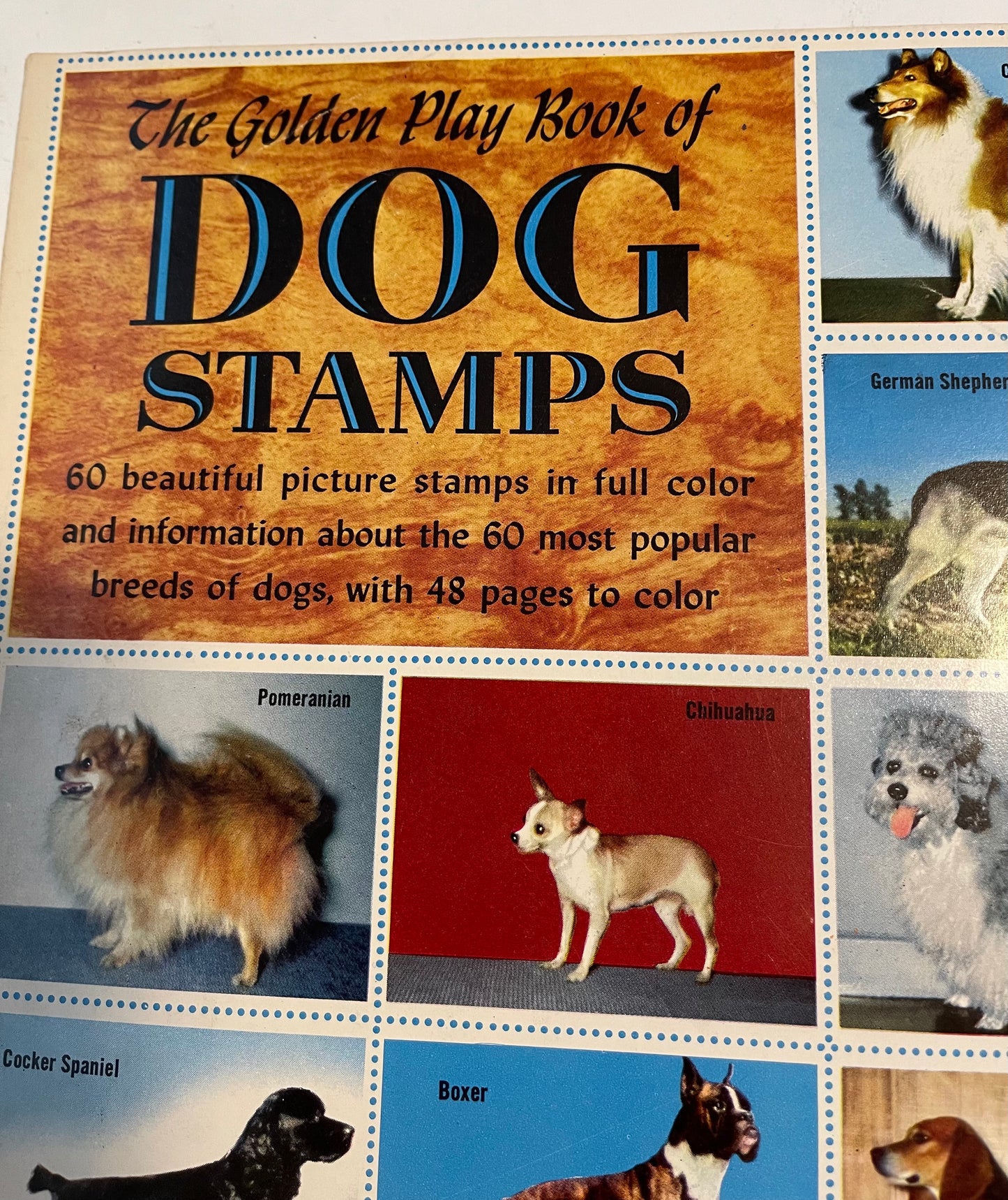 Dogs rare Stamps set in book 1953