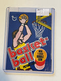 1977 Topps basketball wrapper
