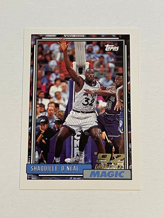 Shaq O’Neal Topps basketball high grade condition rookie card 1992