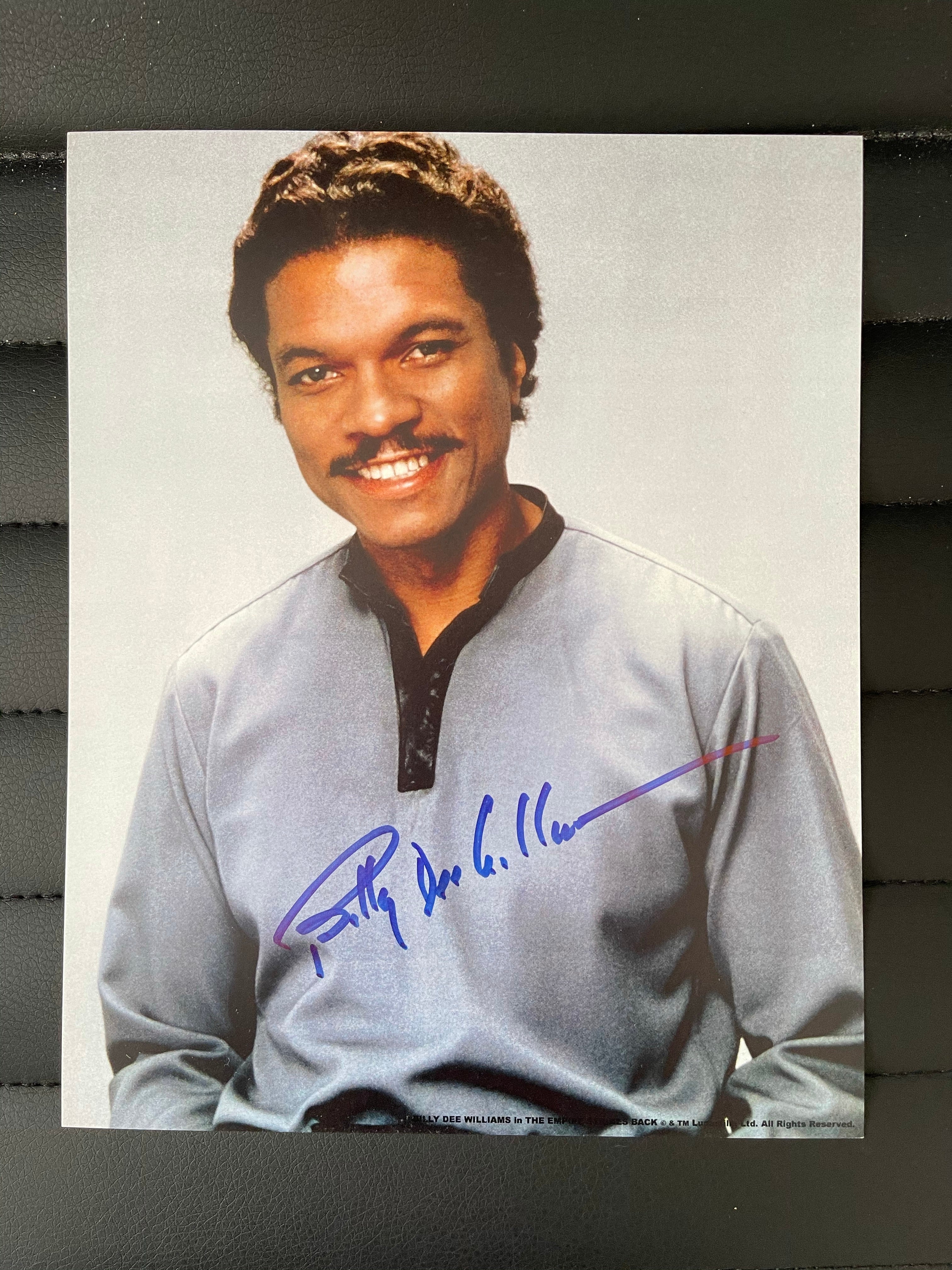 Star Wars Billy Dee Williams signed photo with COA