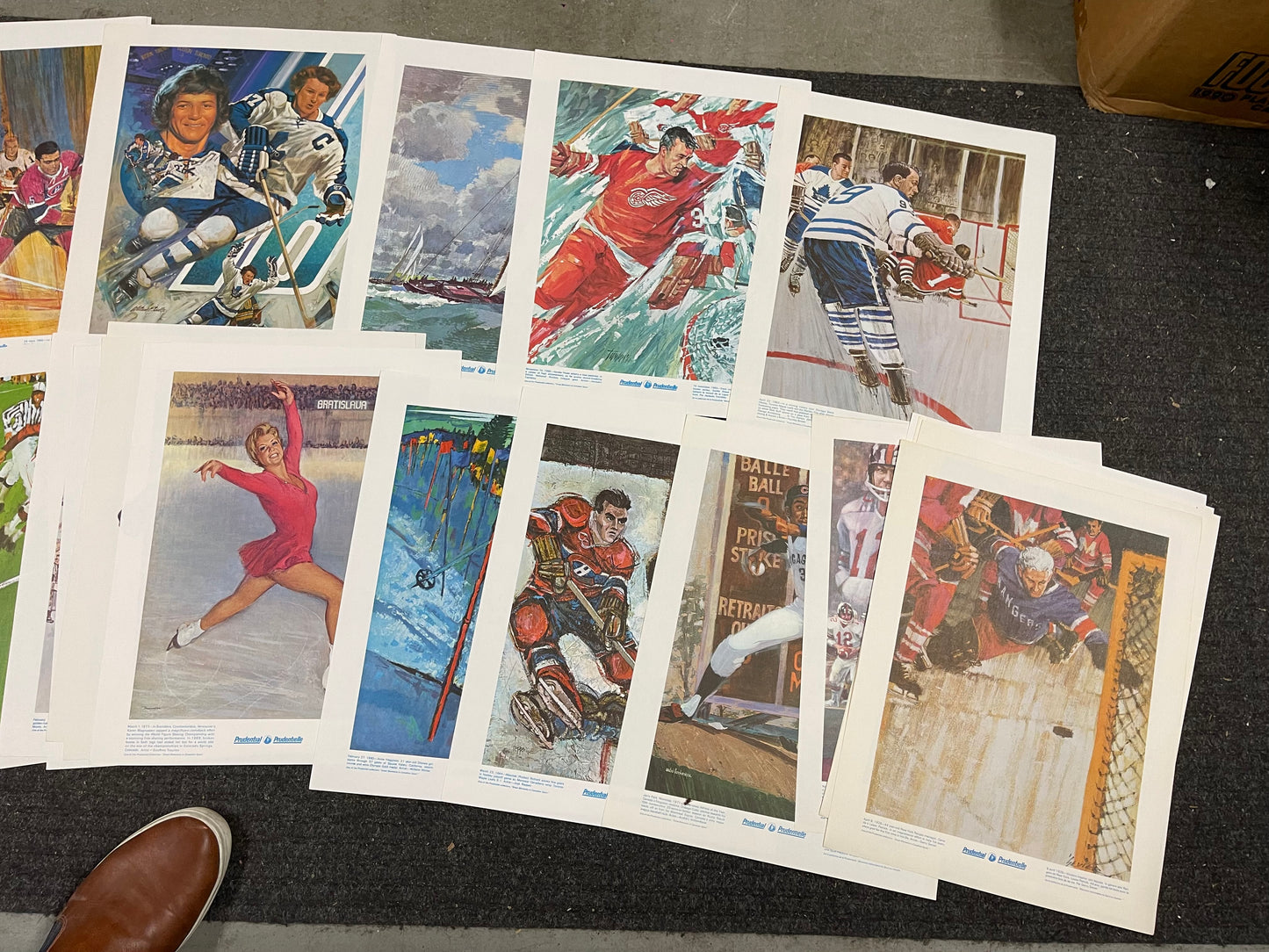 Prudential Insurance Sports Legends rare find 23 lithographs set