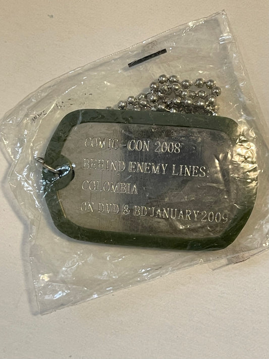 Behind Enemy Lines dog tags movie promotional item