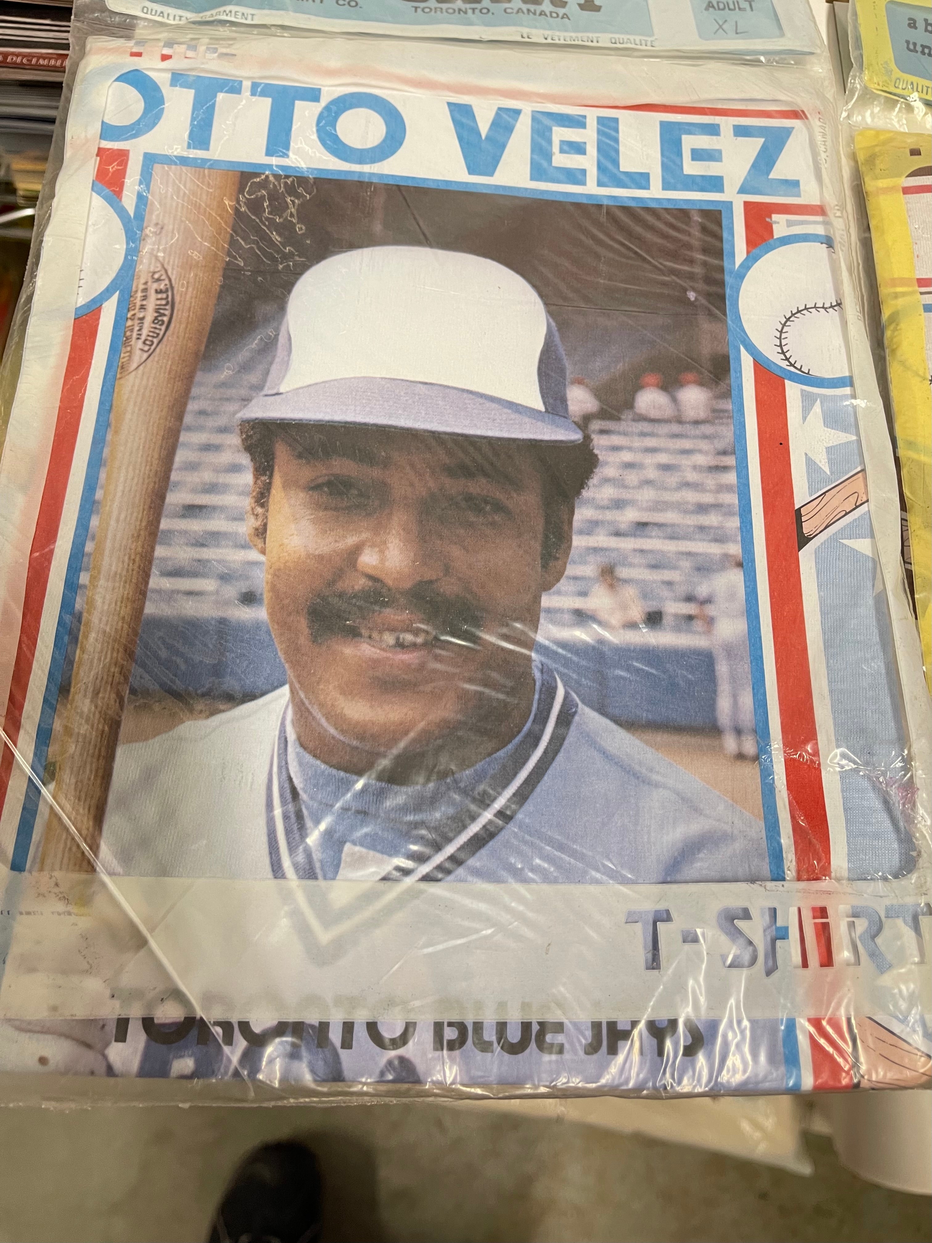 Toronto Blue Jays baseball two original iron-on T-shirts 1977