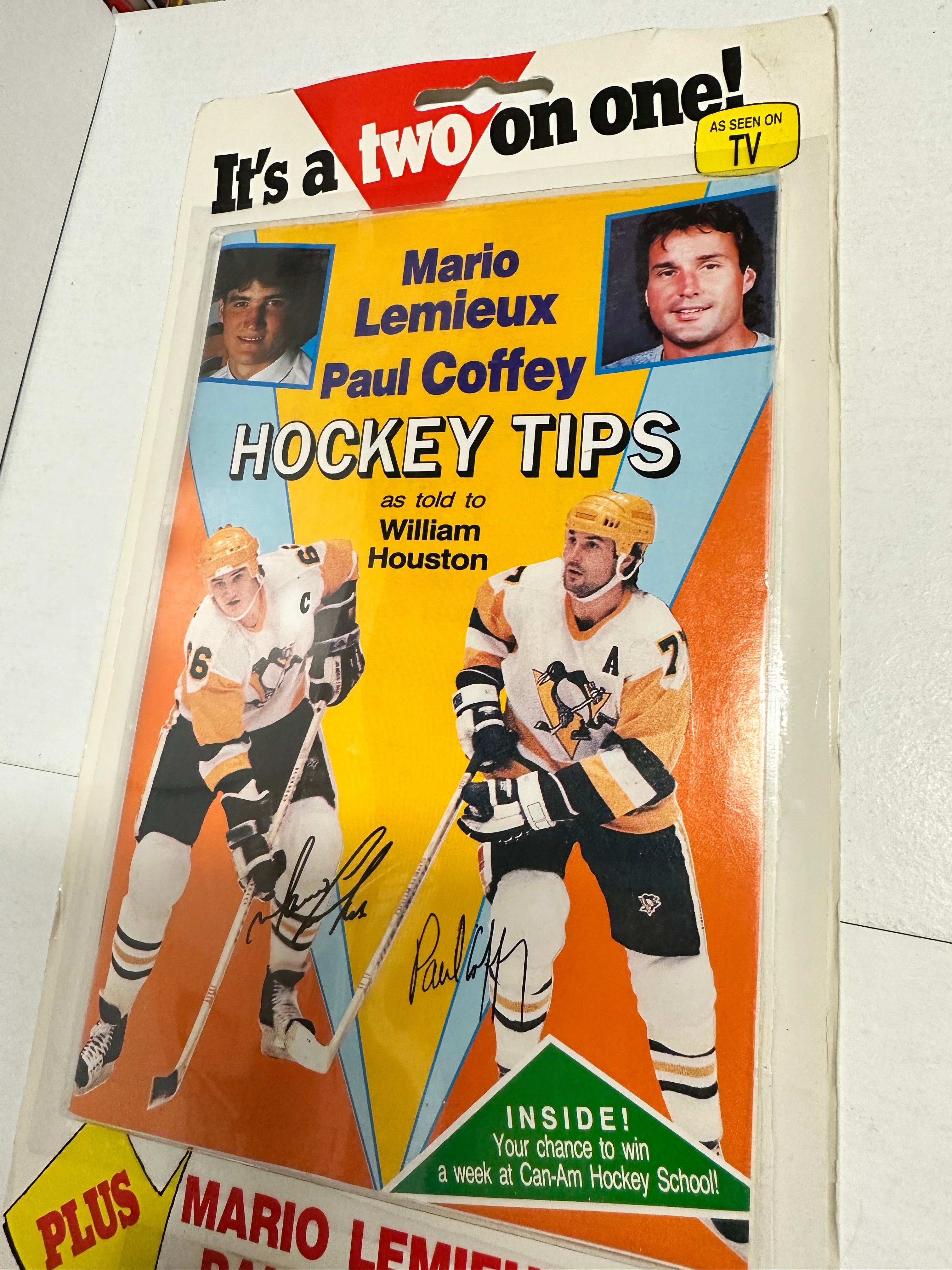 Mario Lemieux/ Paul Coffey rare skate sharpener in sealed pack 1990s
