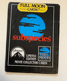 Subspecies rare horror movie cards promotional cards pack 1991