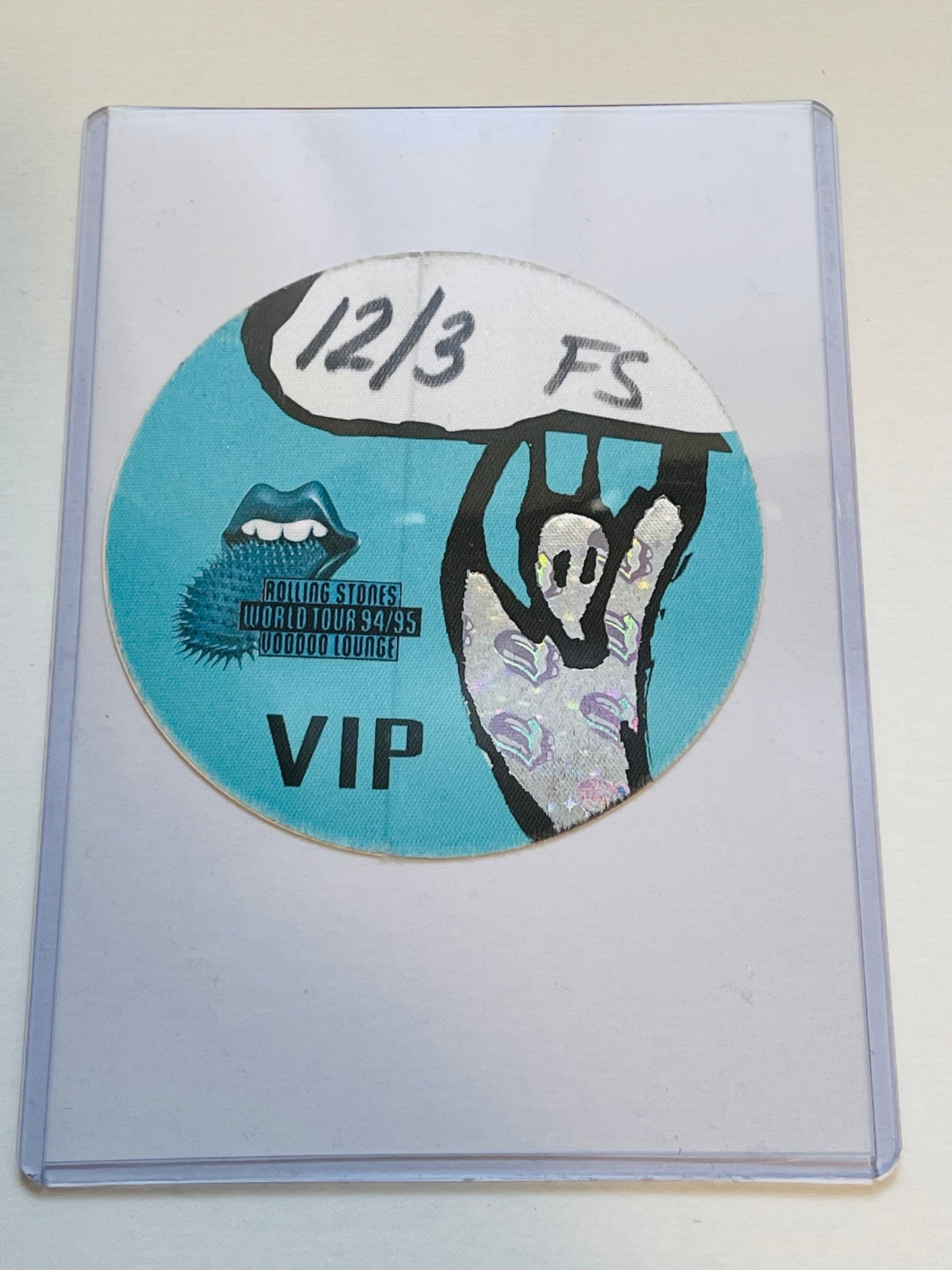 Rolling Stones Voodoo lounge rare concert pass 1994