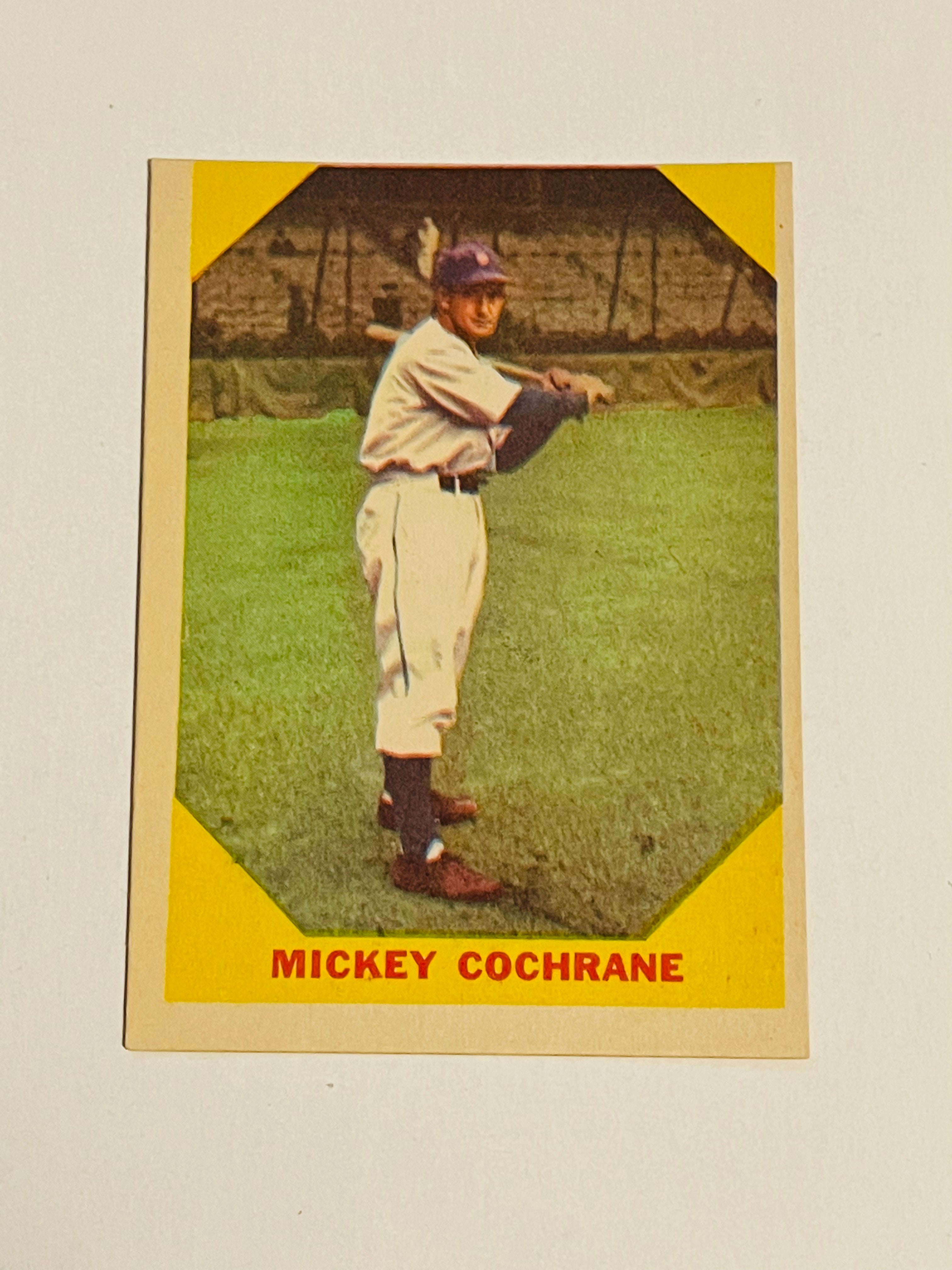 Mickey Cochrane Fleer baseball card 1960