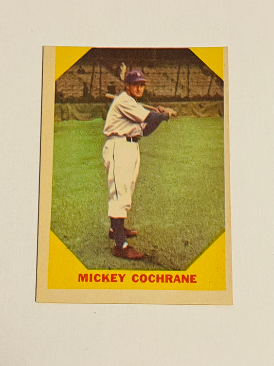 Mickey Cochrane Fleer baseball card 1960