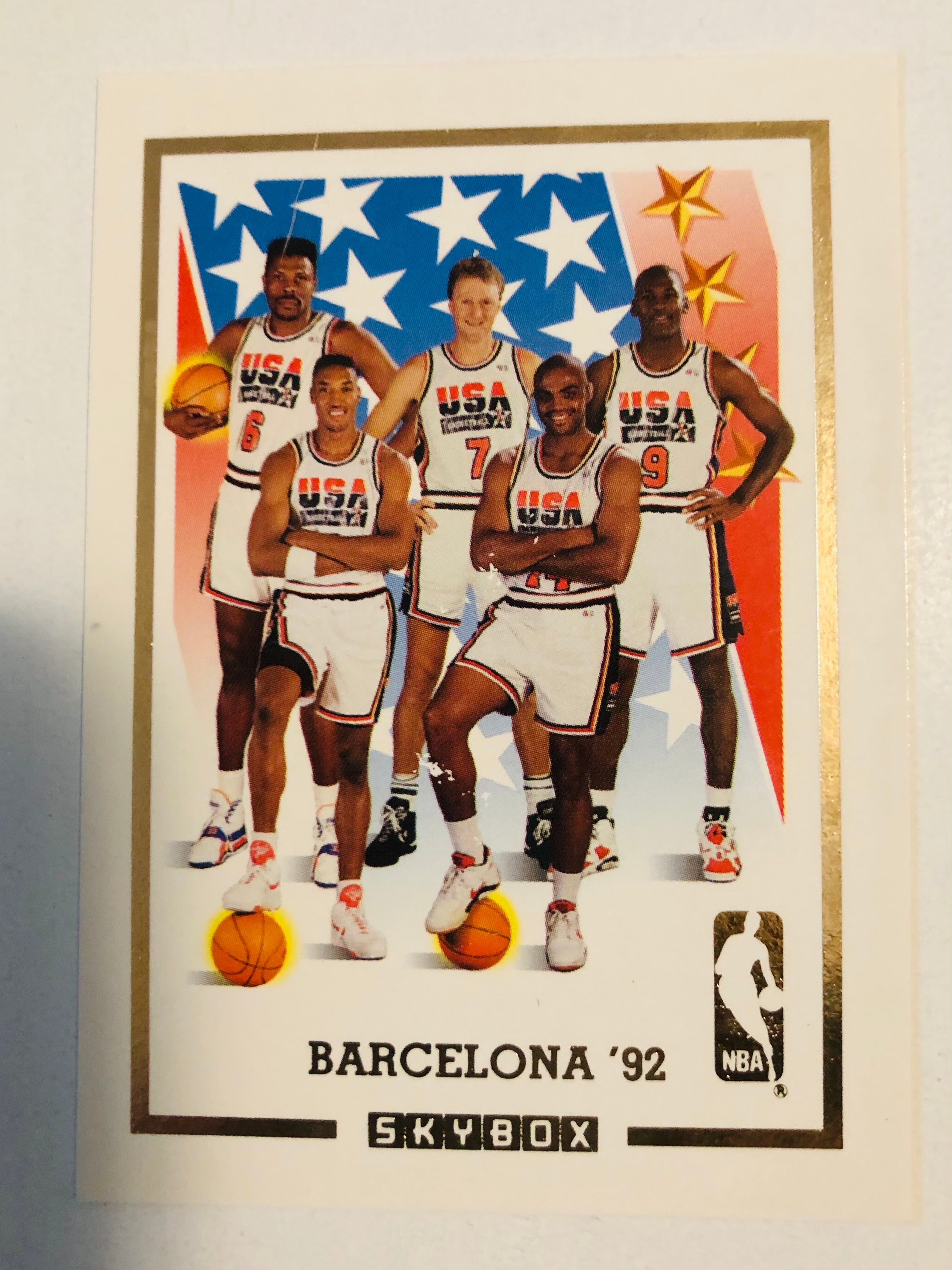 NBA Skybox Olympic Michael Jordan basketball team insert card 1992