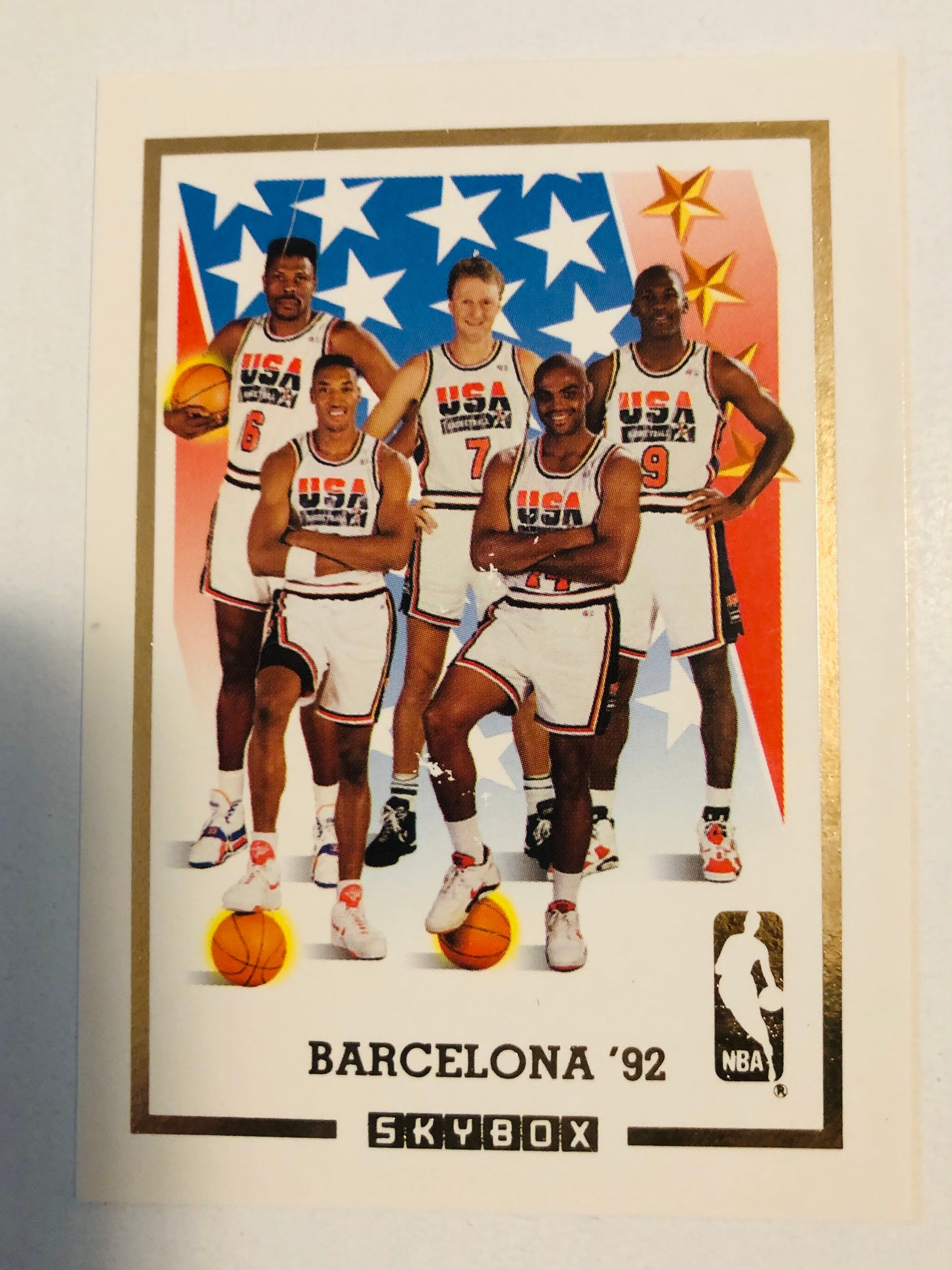 NBA Skybox Olympic Michael Jordan basketball team rare redemption card 1992