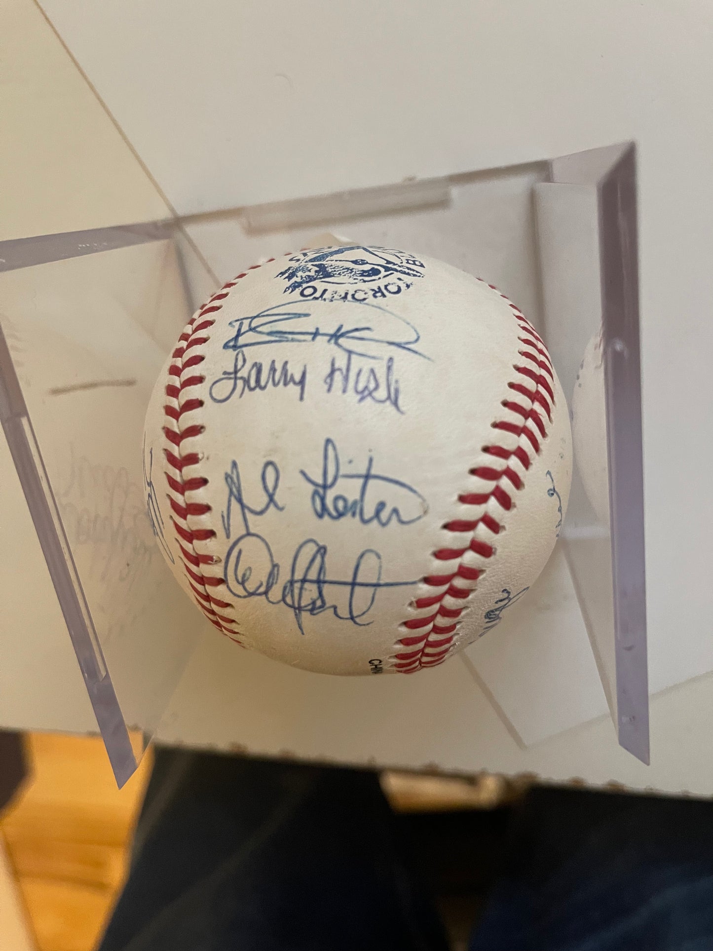 Toronto Blue Jays multi autograph baseball with COA