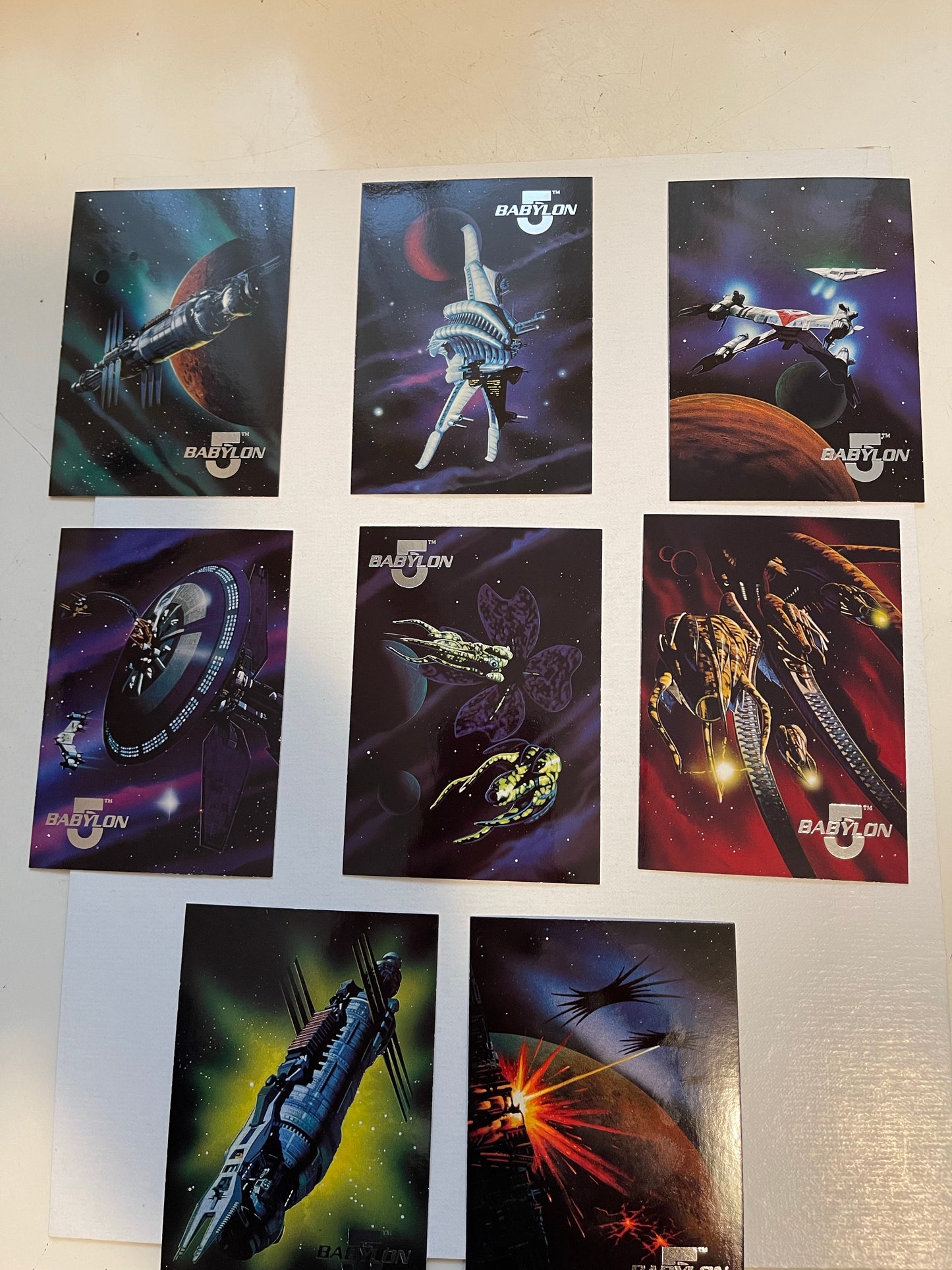 Babylon 5 TV show space gallery insert set