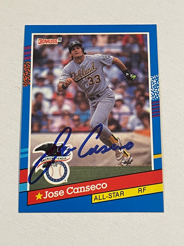 AUTOGRAPHED JOSE CANSECO & DAVE KINGMAN 8X10 A's Photo