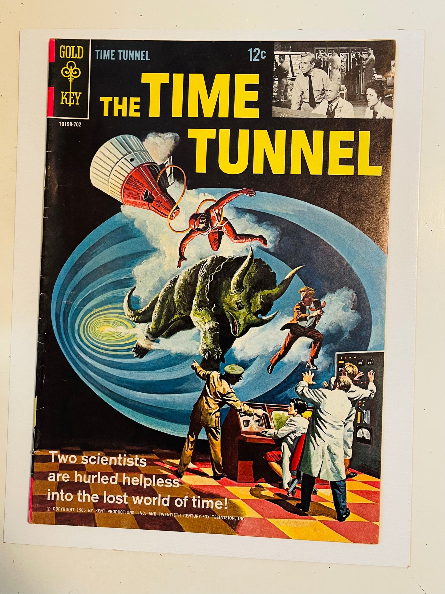 Time Tunnel tv show rare high grade #1 comic book 1966