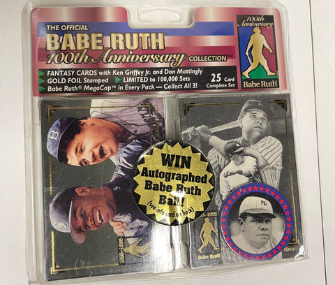 Babe Ruth 100 anniversary baseball factory sealed Conlin cards set 1995