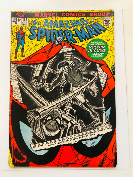 Amazing Spider-Man #113 comic book 1972