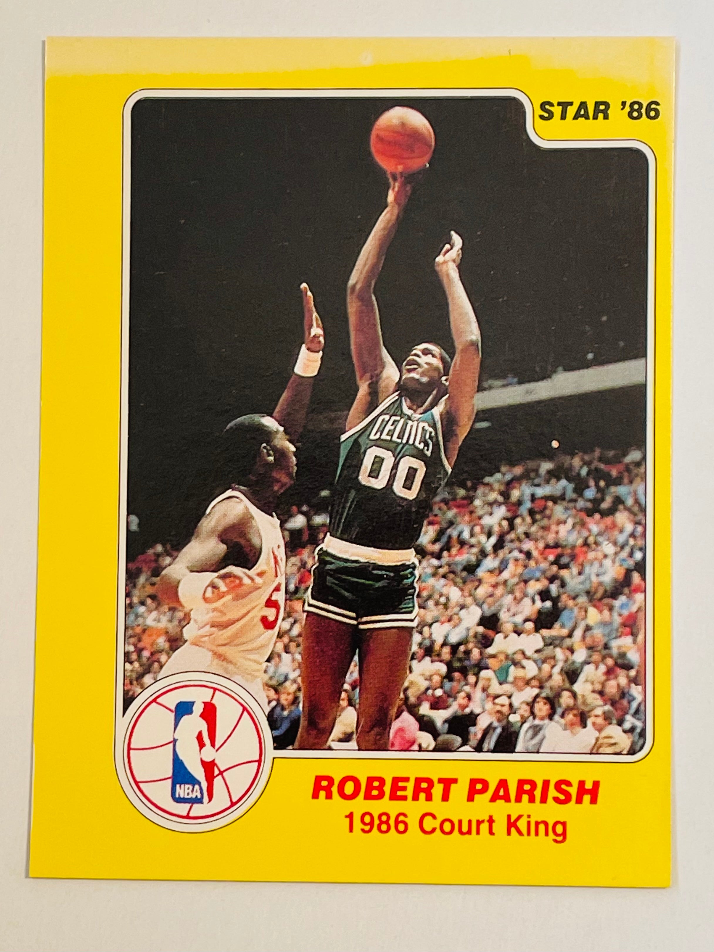 Robert Parish rare Star Court Kings basketball proof card 1986