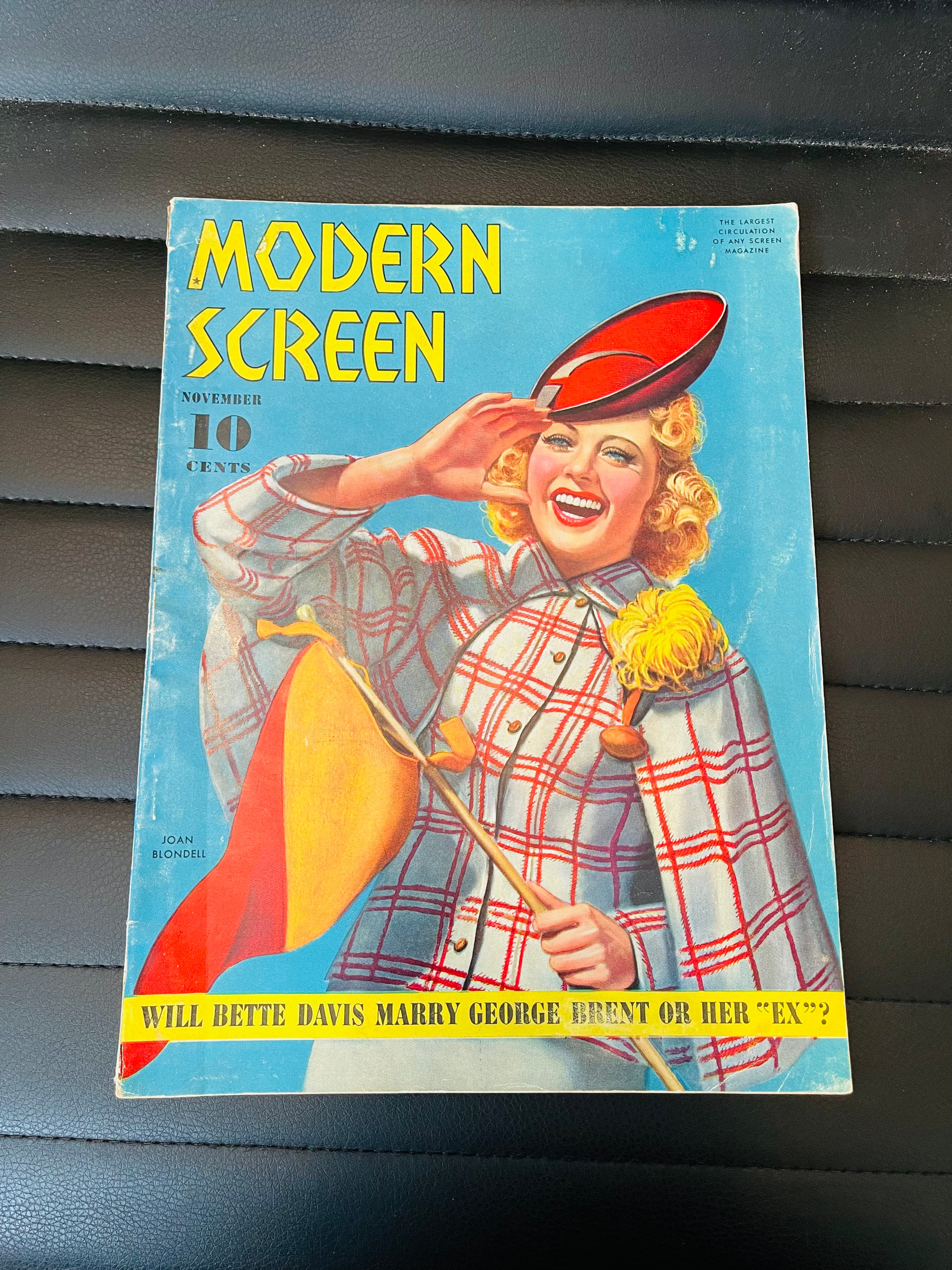 Modern Screen movie magazine 1939