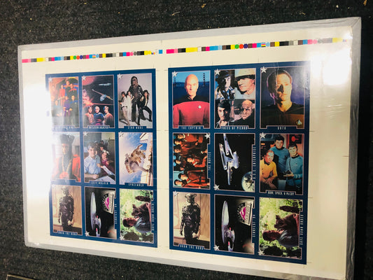 Star Trek Colorado Starfest rare uncut special cards sheet set 1994