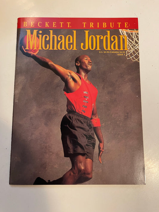 Michael Jordan Beckett tribute basketball magazine 1993